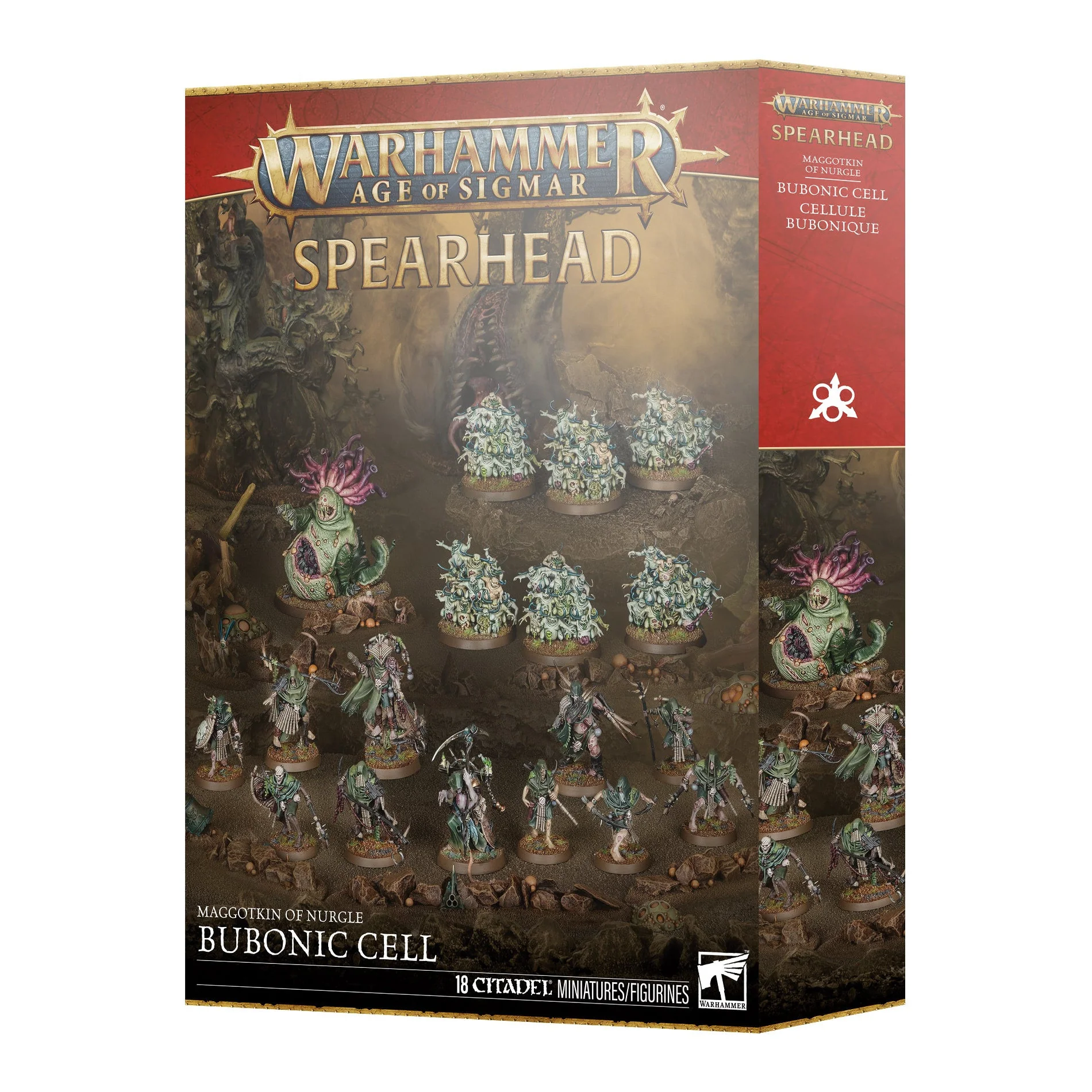 Age of Sigmar: Spearhead Maggotkin of Nurgle Bubonic Cell