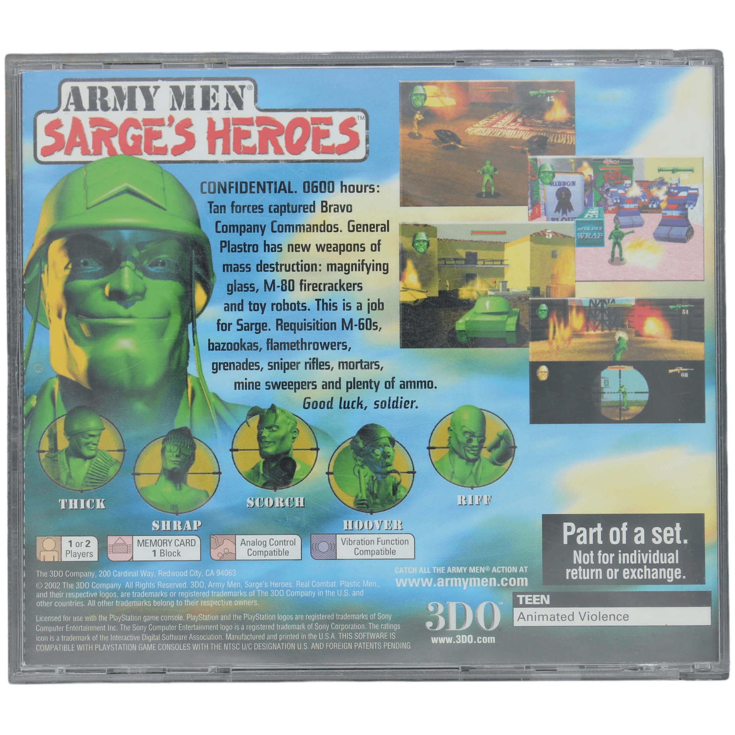 Army Men: Sarge's Heroes (PS1) - Image 3