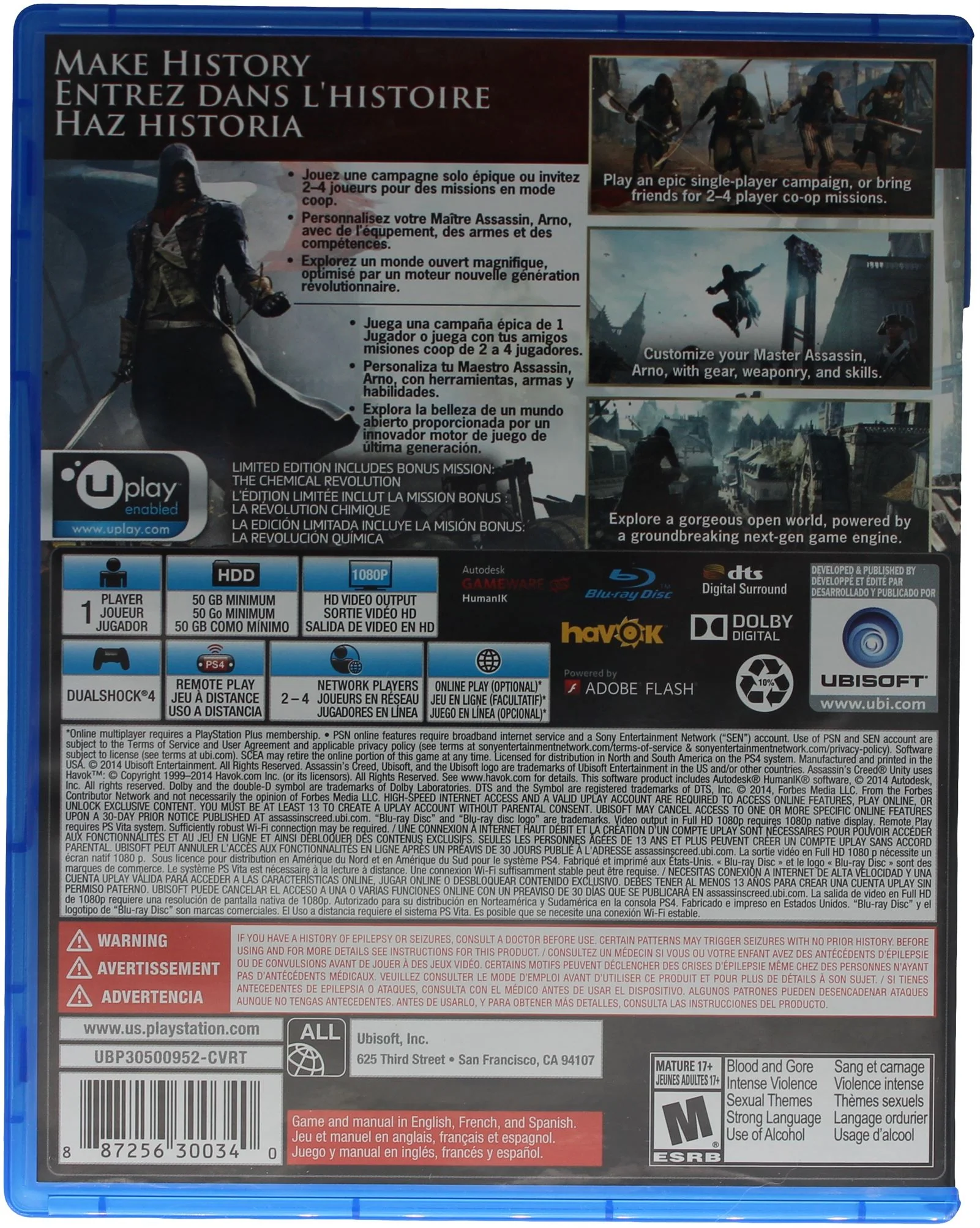 Assassin's Creed: Unity [Limited Edition] (PS4) - Image 2