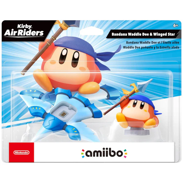 Bandana Waddle Dee and Winged Star – Kirby Air Riders Series (amiibo)