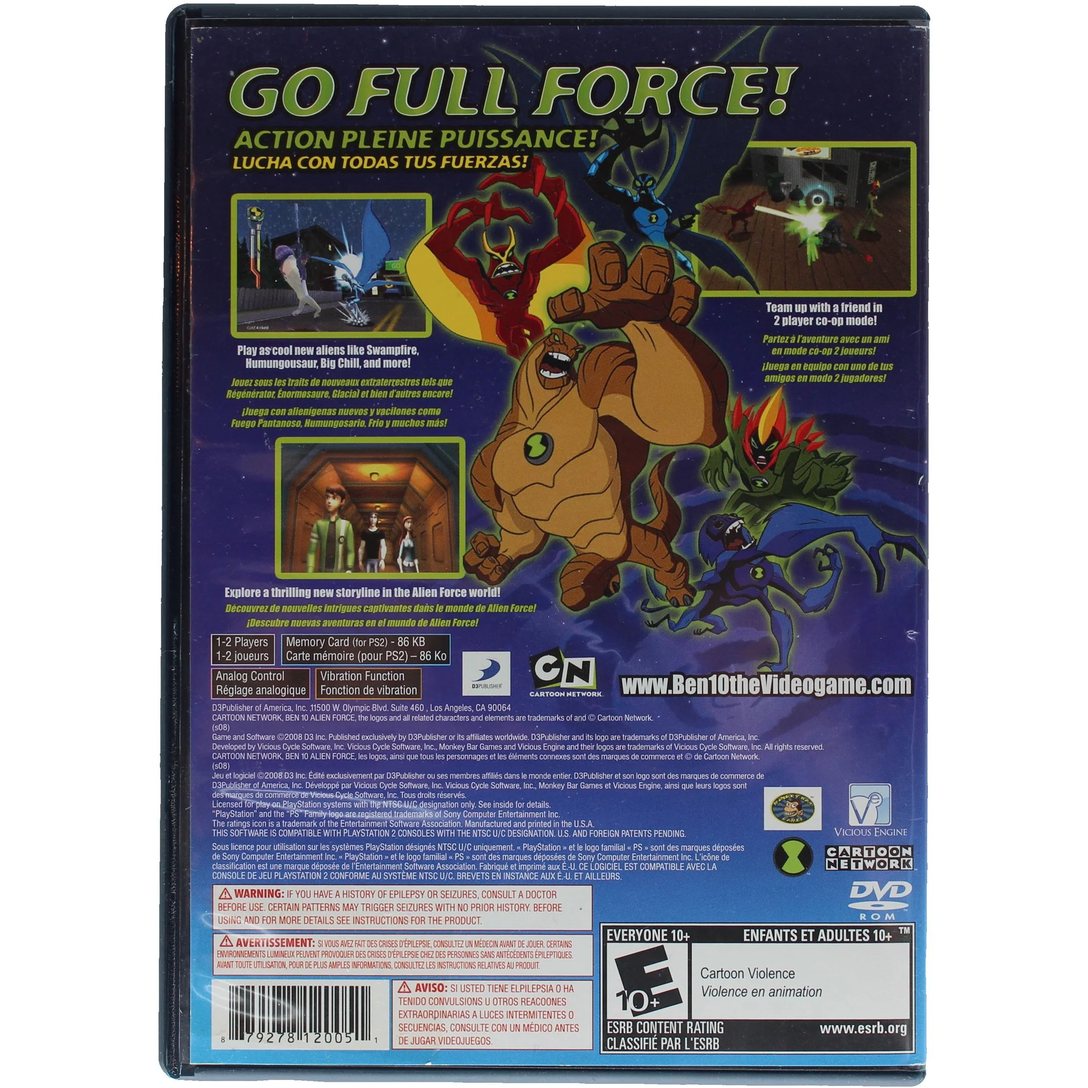 Ben 10 Alien Force (PS2) - Image 5