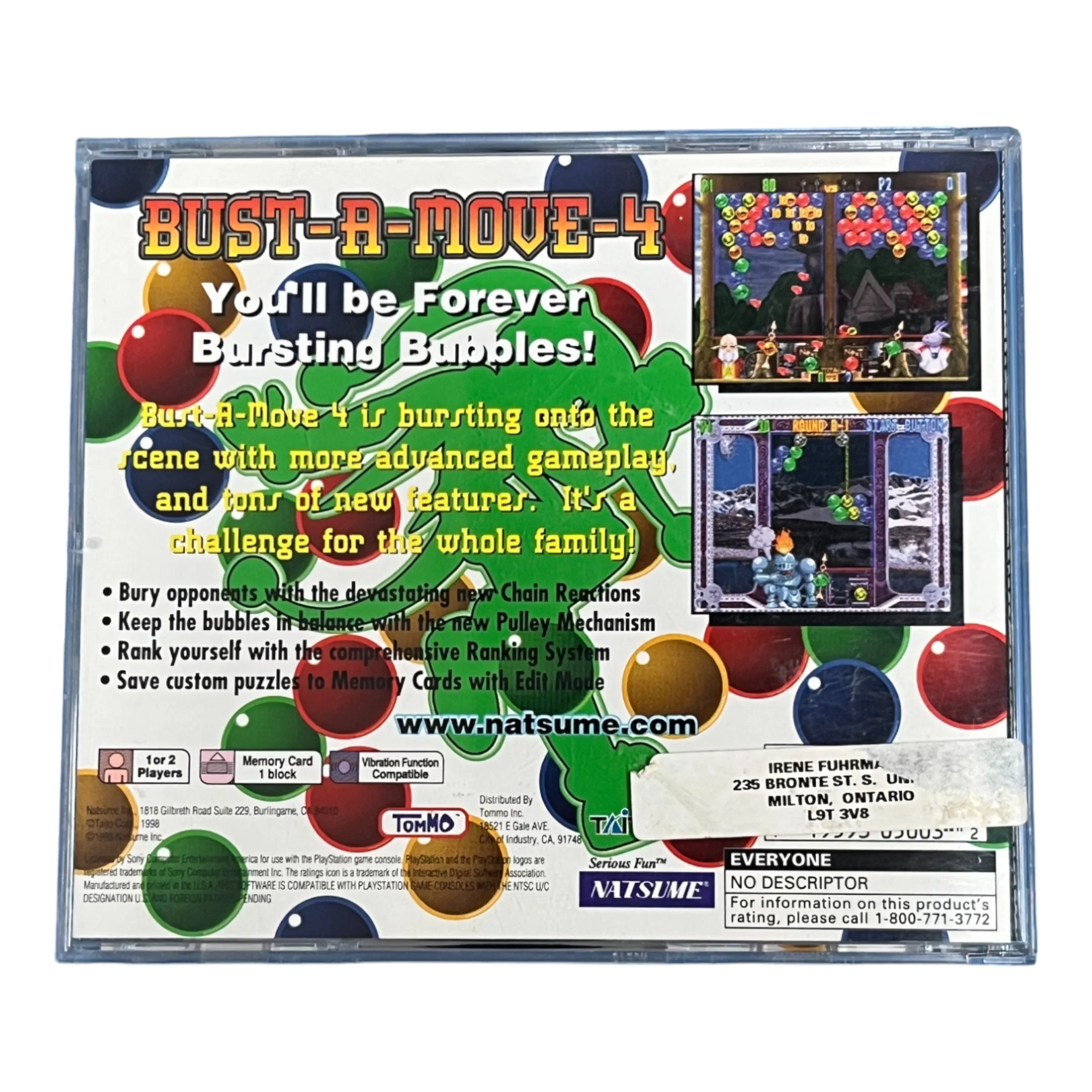 Bust-A-Move 4 (PS1) - Image 2