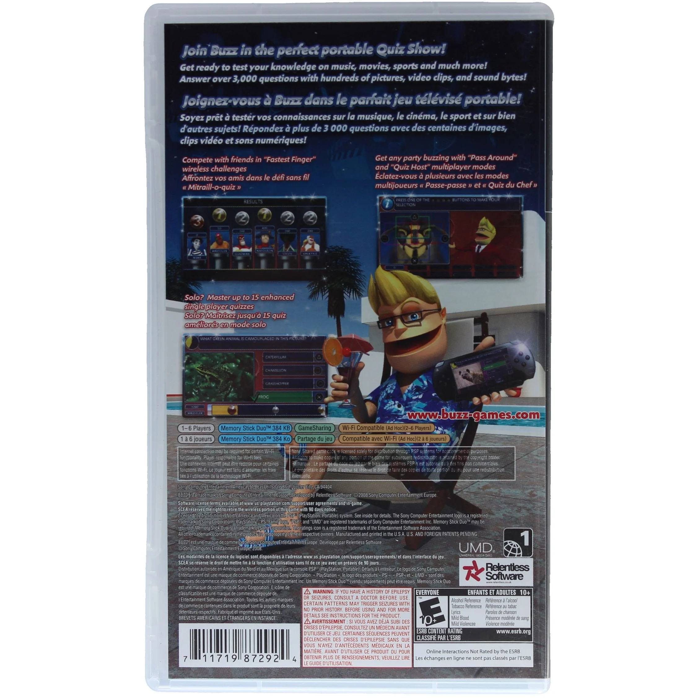 Buzz! Master Quiz (PSP) - Image 5