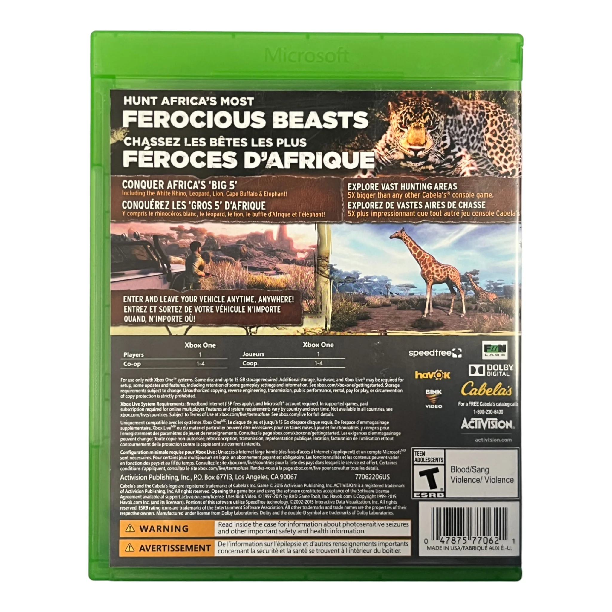 Cabela's African Adventures (Xbox One) - Image 2