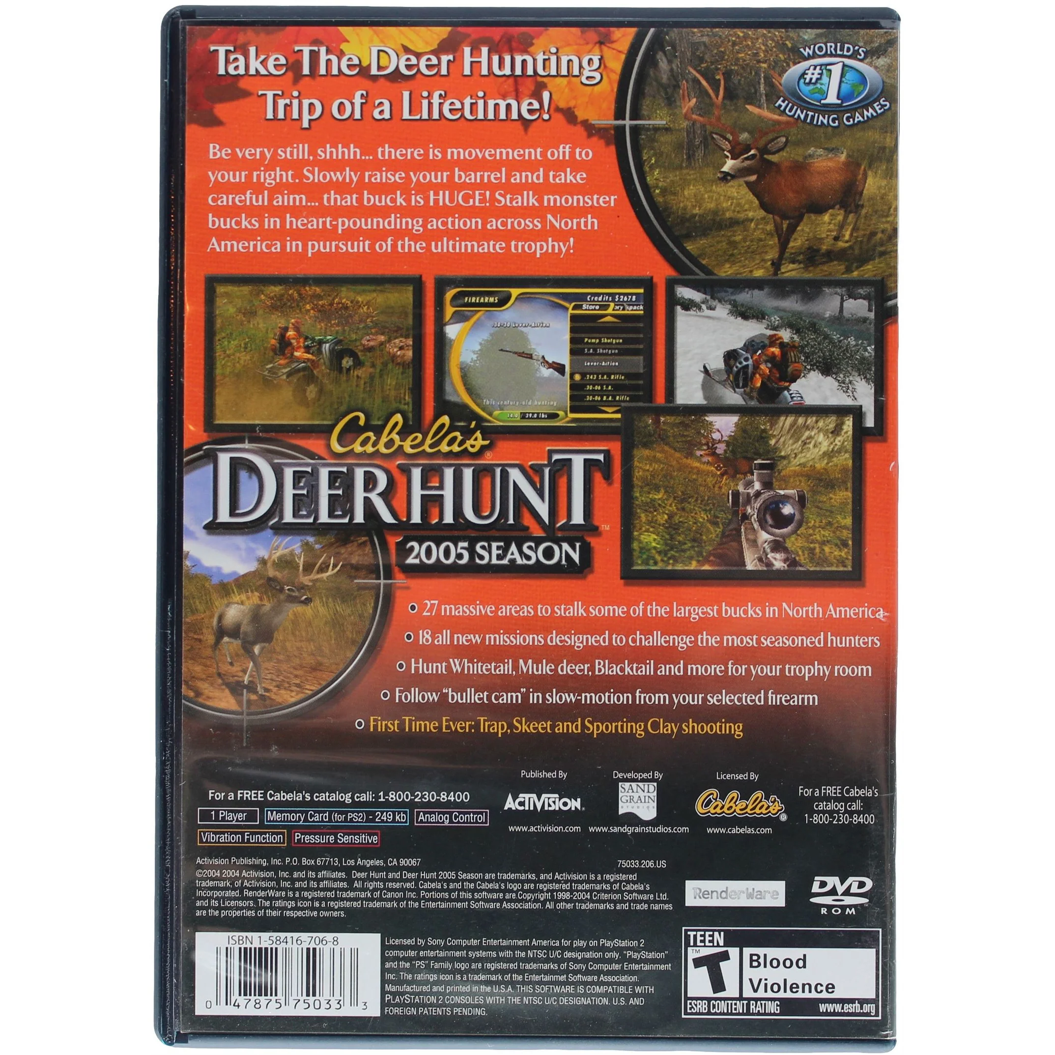 Cabela's Deer Hunt: 2005 Season (PS2) - Image 2