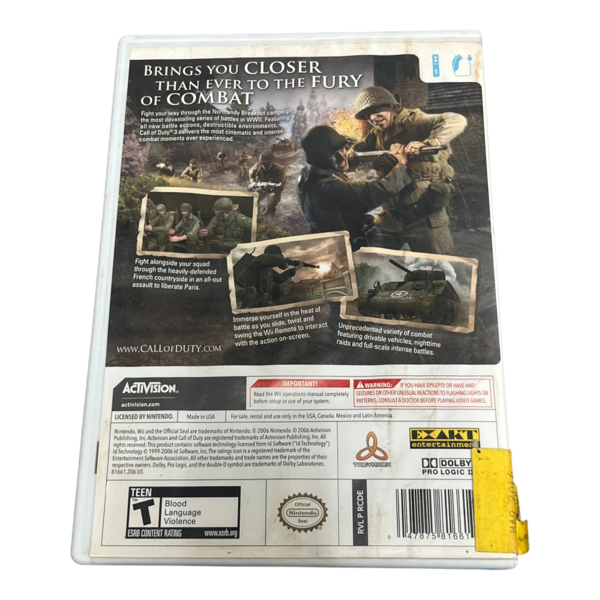 Call Of Duty 3 (Wii) - Image 3