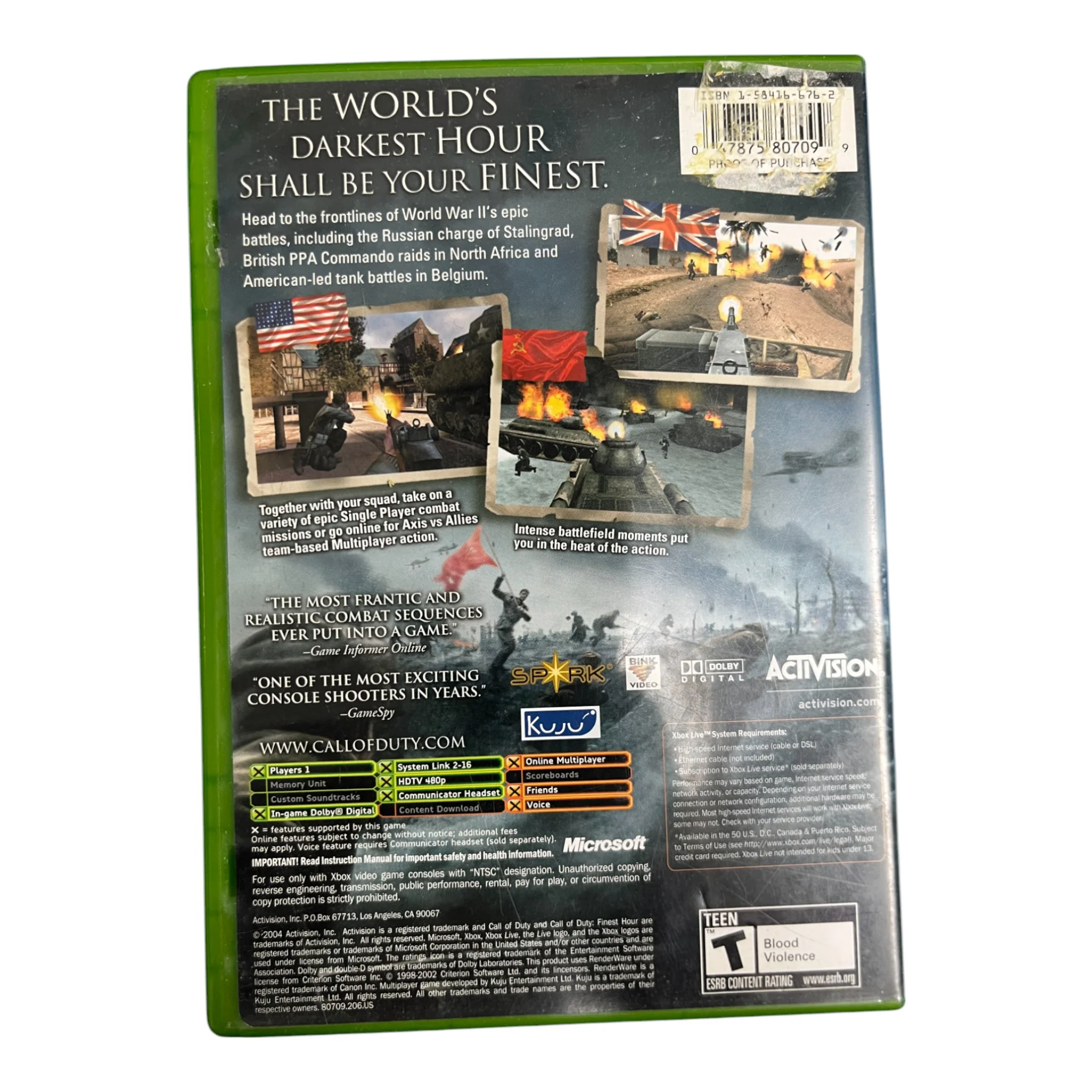 Call of Duty: Finest Hour (Xbox) - Image 2