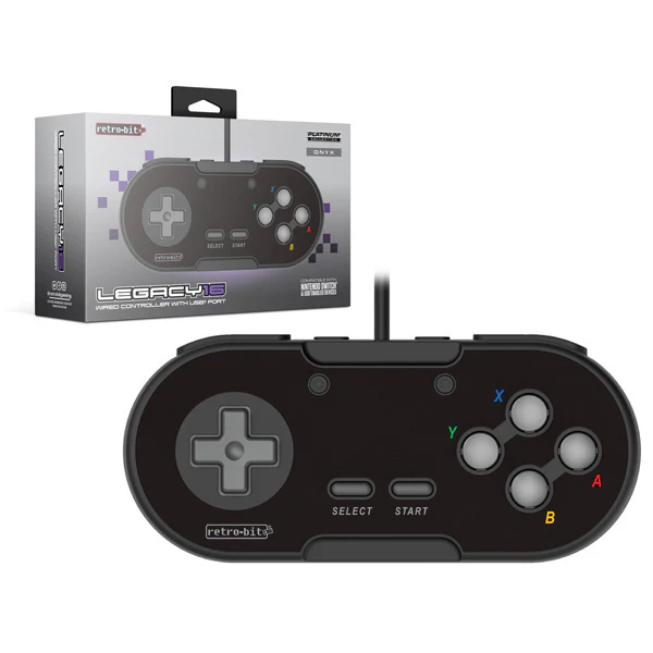 Legacy16 Wired USB Controller SNES Style [Retro-Bit] - Various Colours (Switch/Steam/PC/Mac) - Image 2