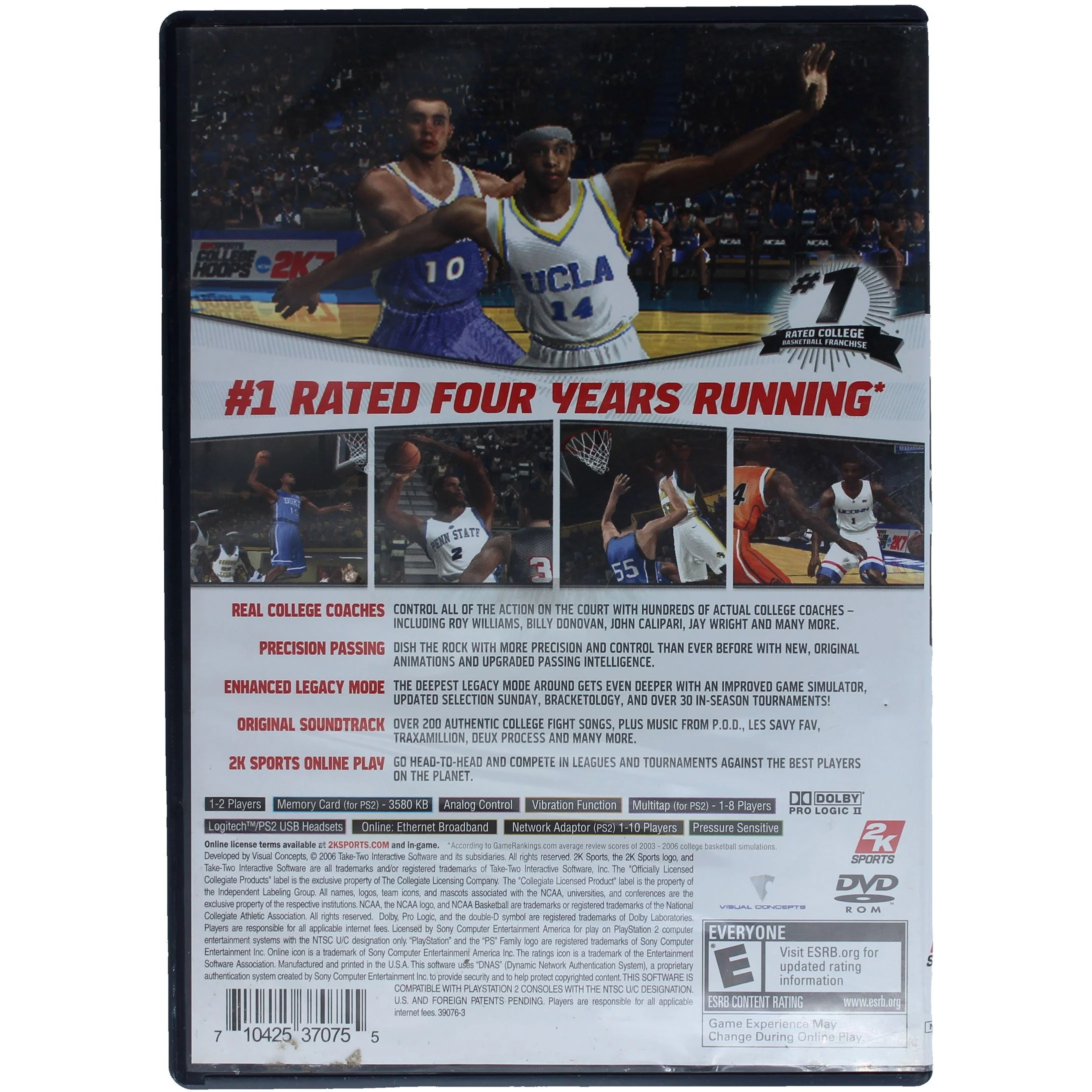 College Hoops 2K7 (PS2) - Image 6