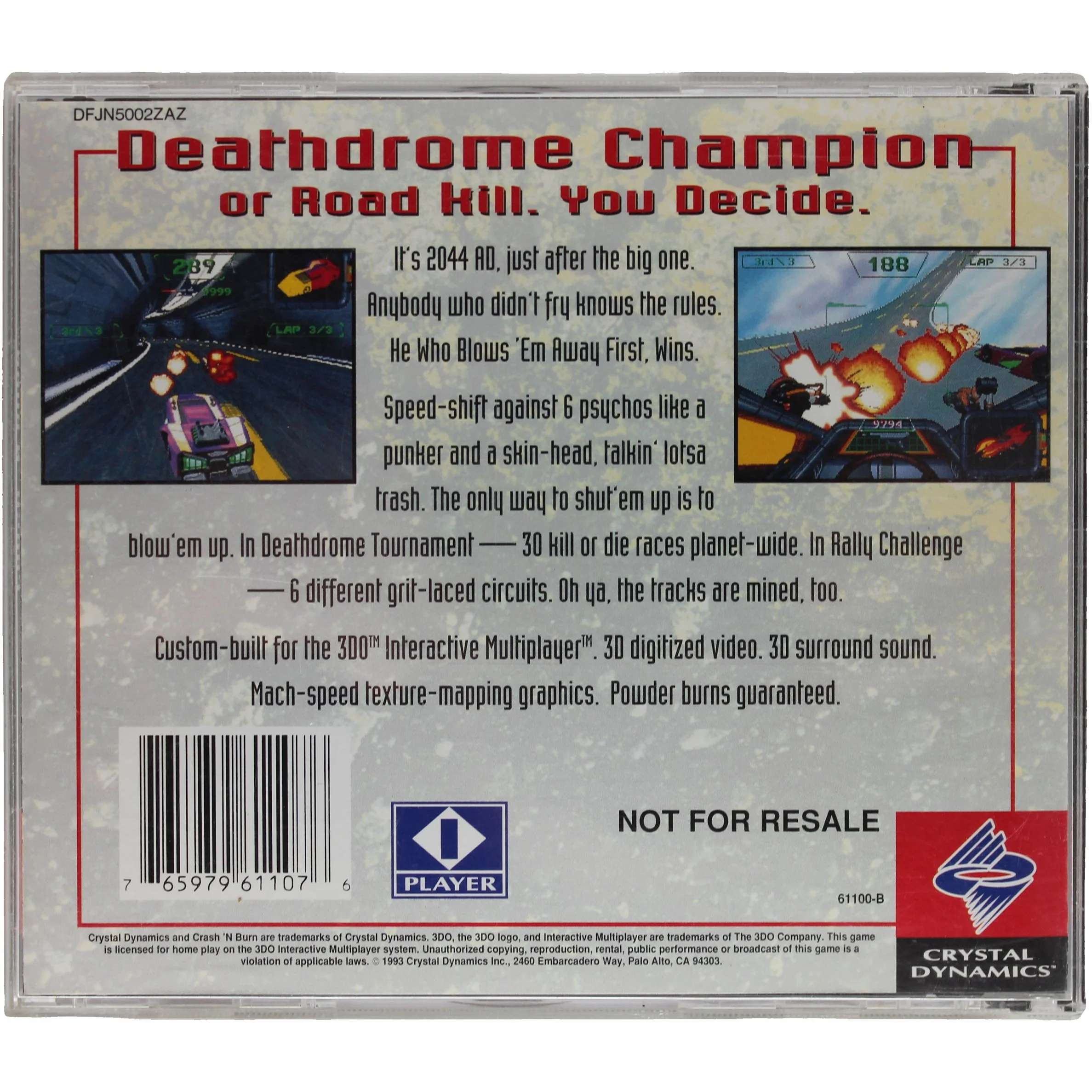 Crash 'N Burn (3DO) - Image 2