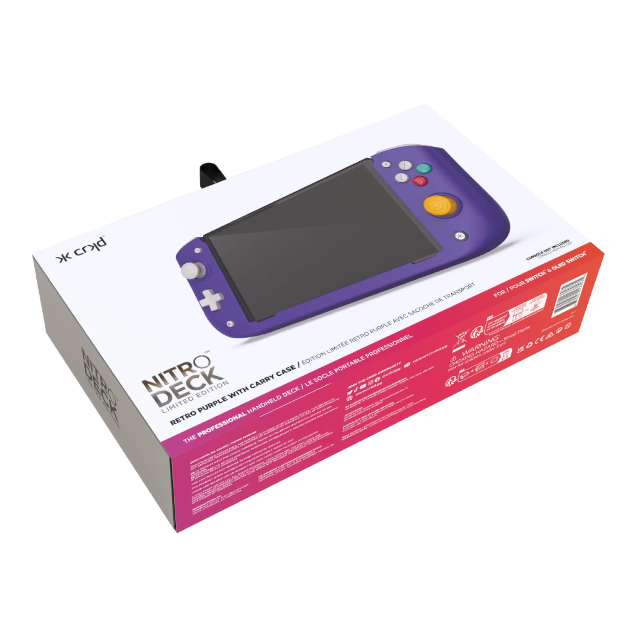 CRKD Nitro Deck [Limited Edition] with Carry Case - Various Colours Available (Switch) - Image 5