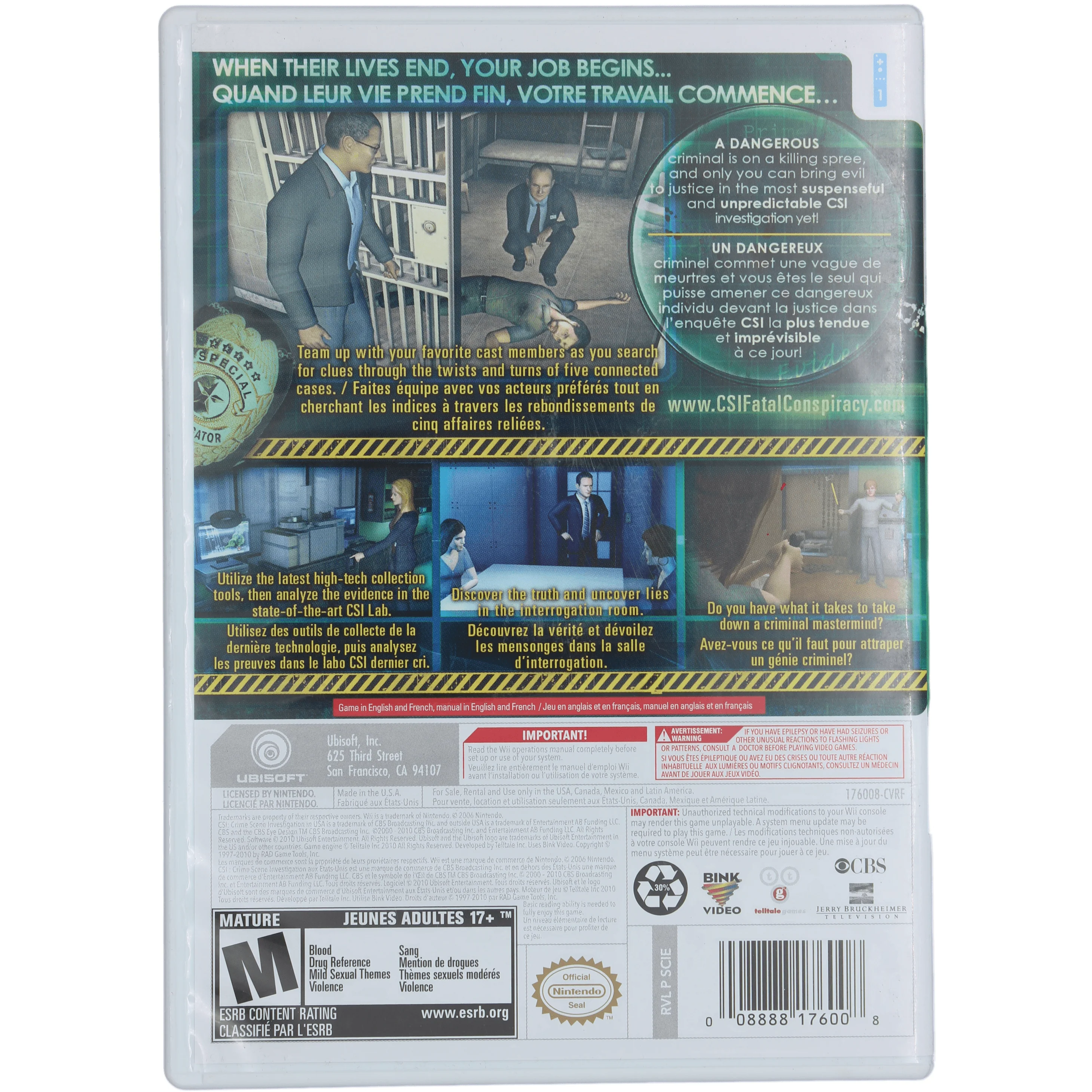 CSI: Fatal Conspiracy (Wii) - Image 8