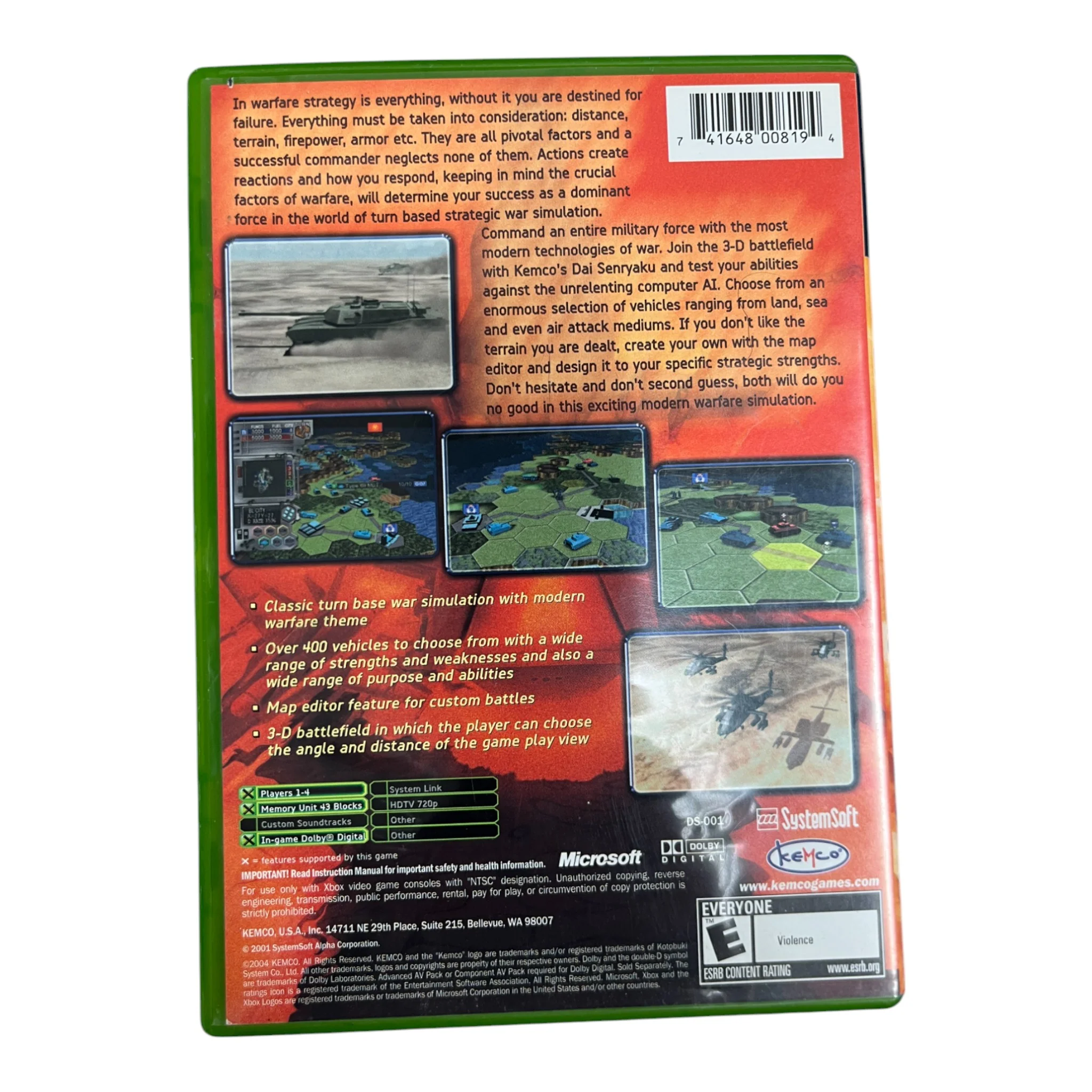 Dai Senryaku VII Modern Military Tactics (Xbox) - Image 2
