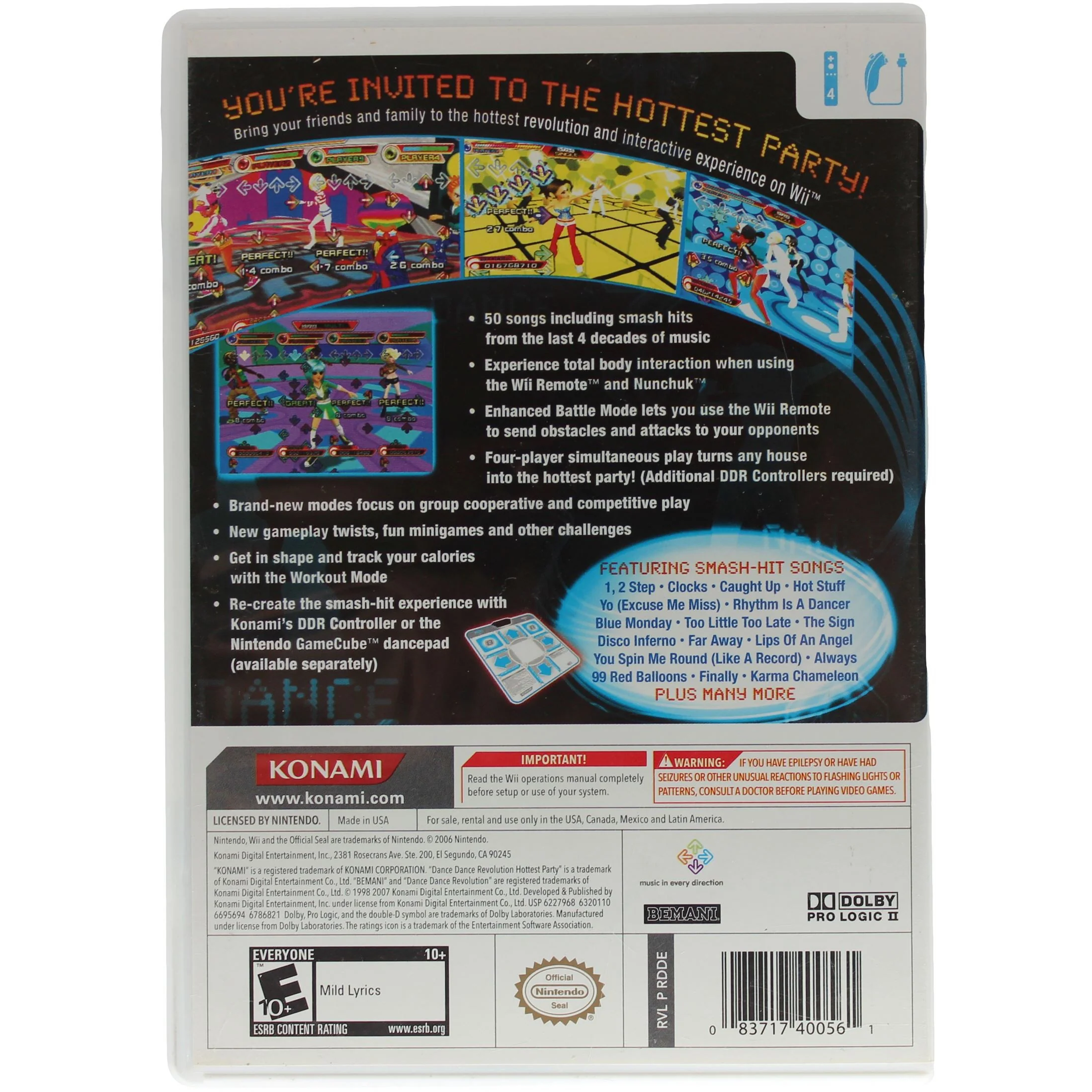 Dance Dance Revolution: Hottest Party (Wii) - Image 2