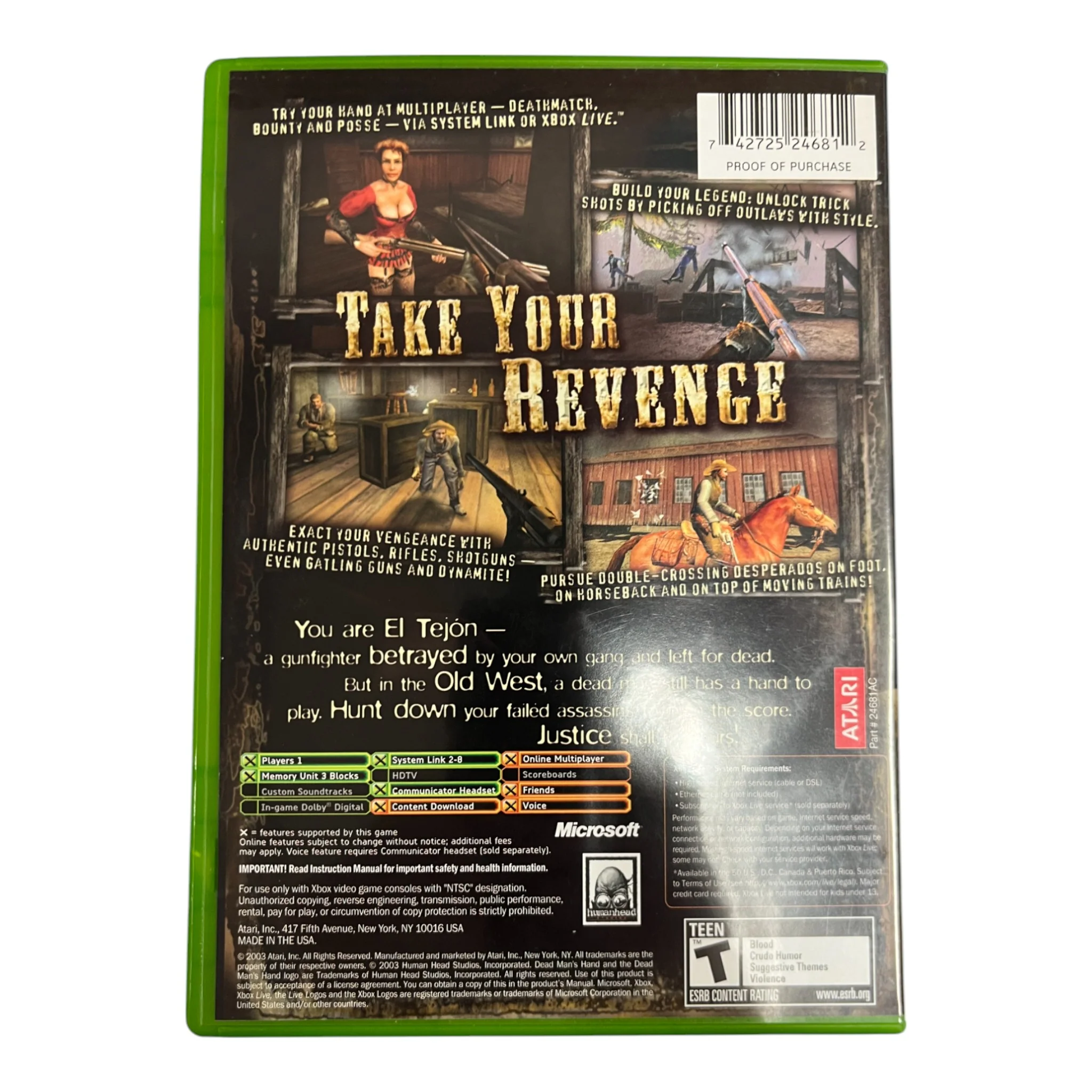 Dead Mans Hand (Xbox) - Image 2