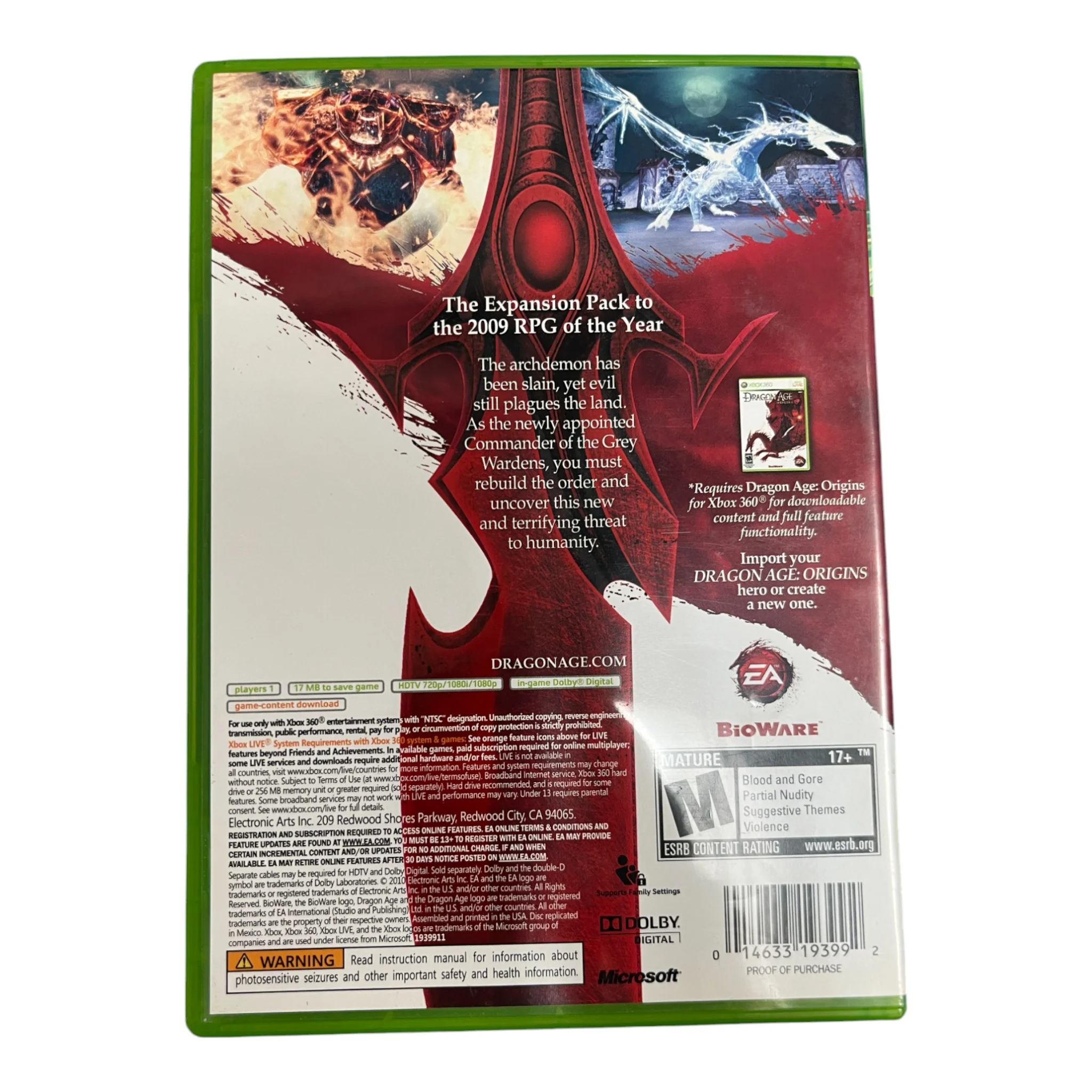 Dragon Age Awakening: Origins (Xbox 360) - Image 3