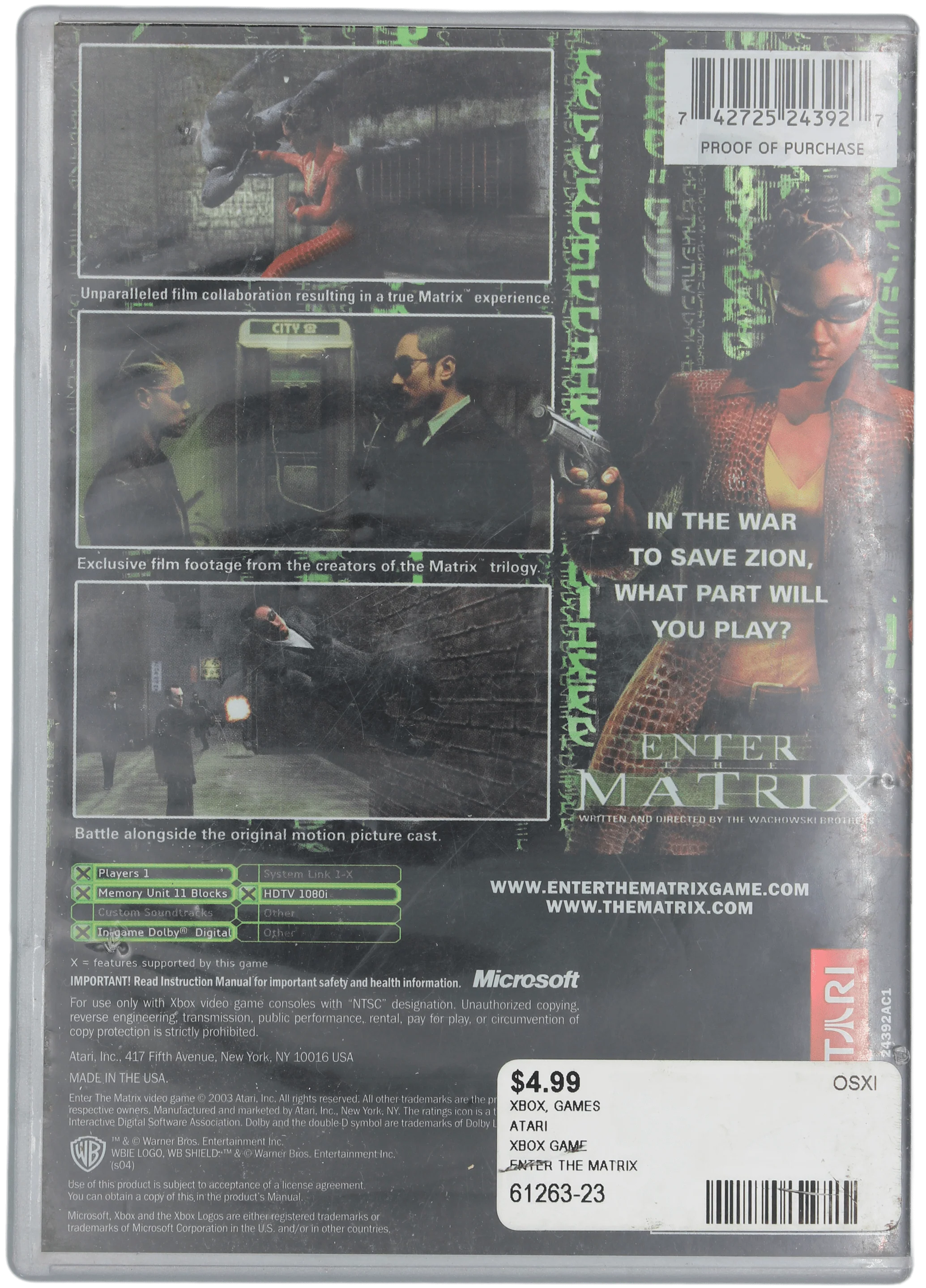 Enter The Matrix [Platinum Hits] - Image 2