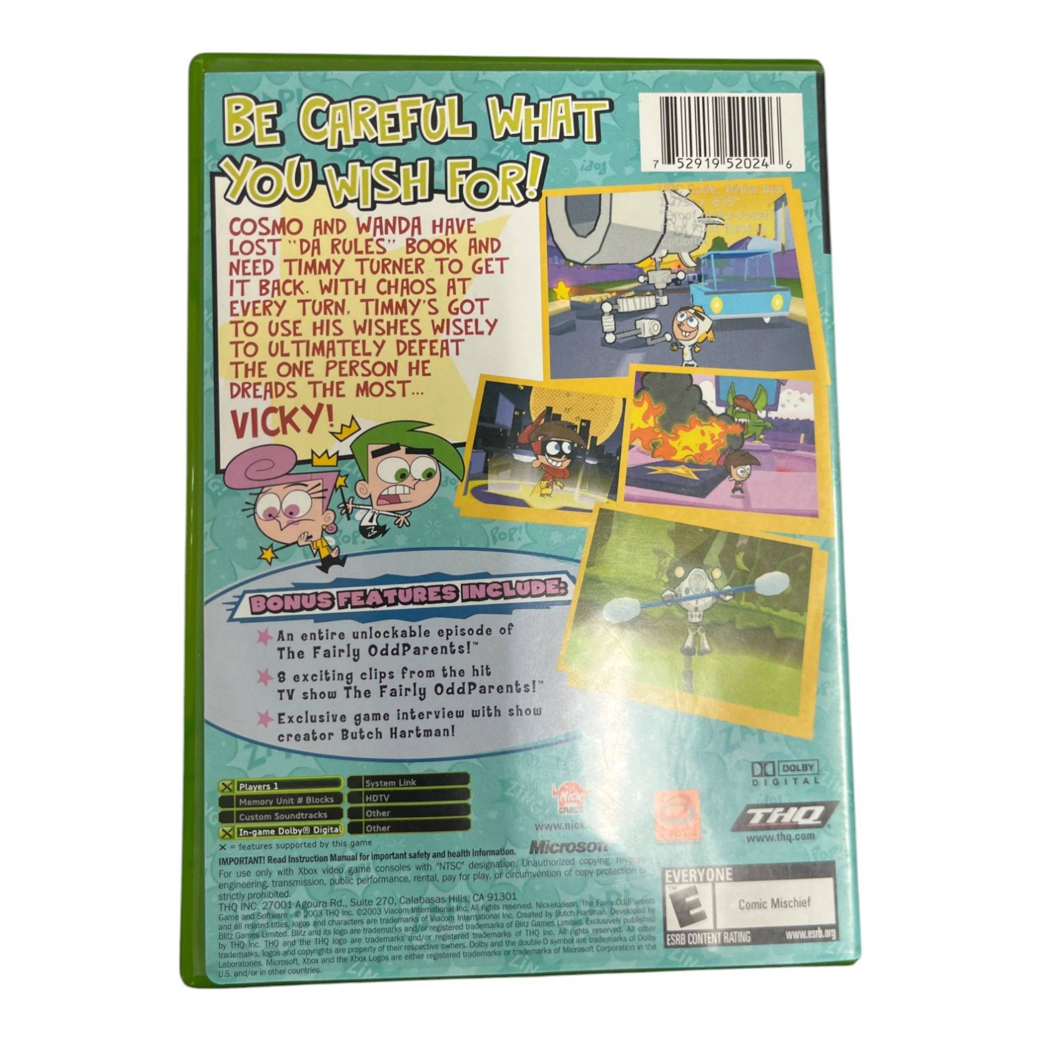 Fairly Odd Parents: Breakin' Da Rules (Xbox) - Image 2