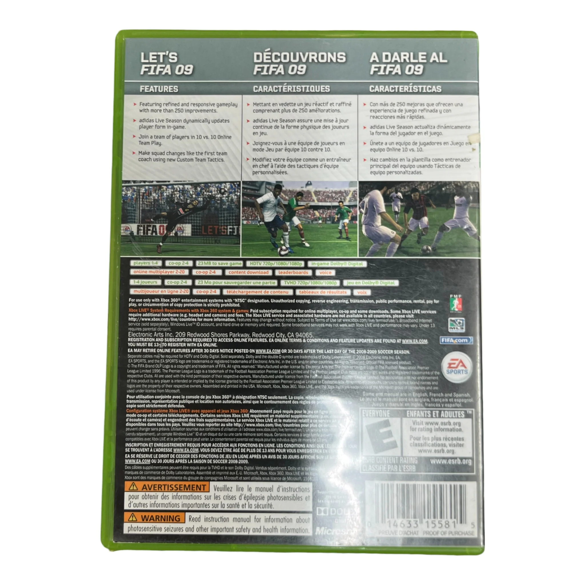 FIFA Soccer 09 (Xbox 360) - Image 3