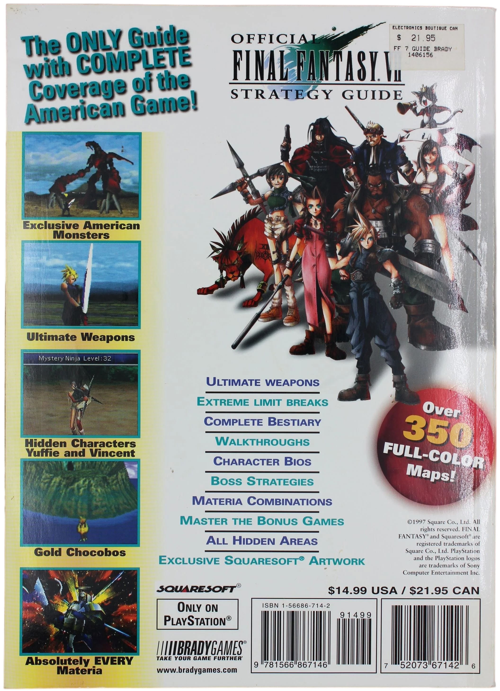 Final Fantasy VII: Official Strategy Guide (PS) - Image 2