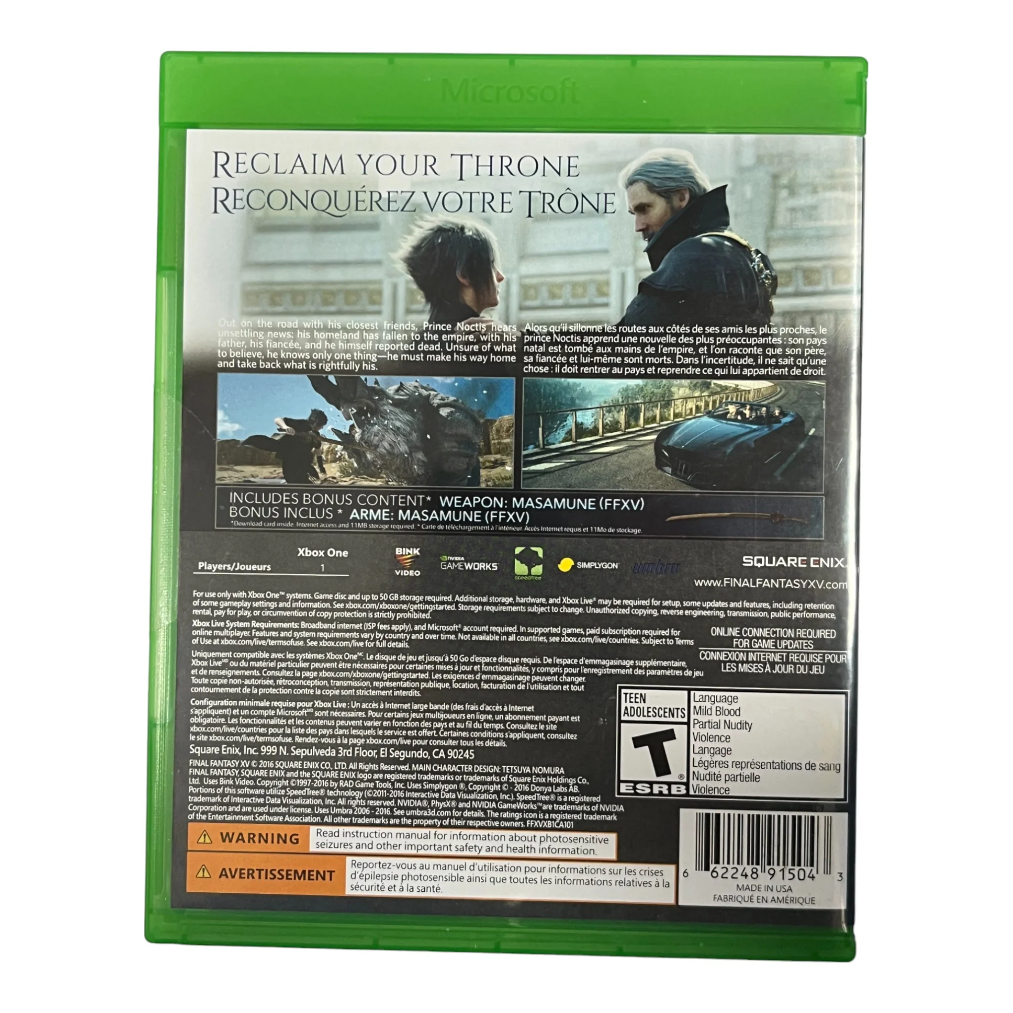 Final Fantasy XV [Day One Edition] (Xbox One) - Image 2
