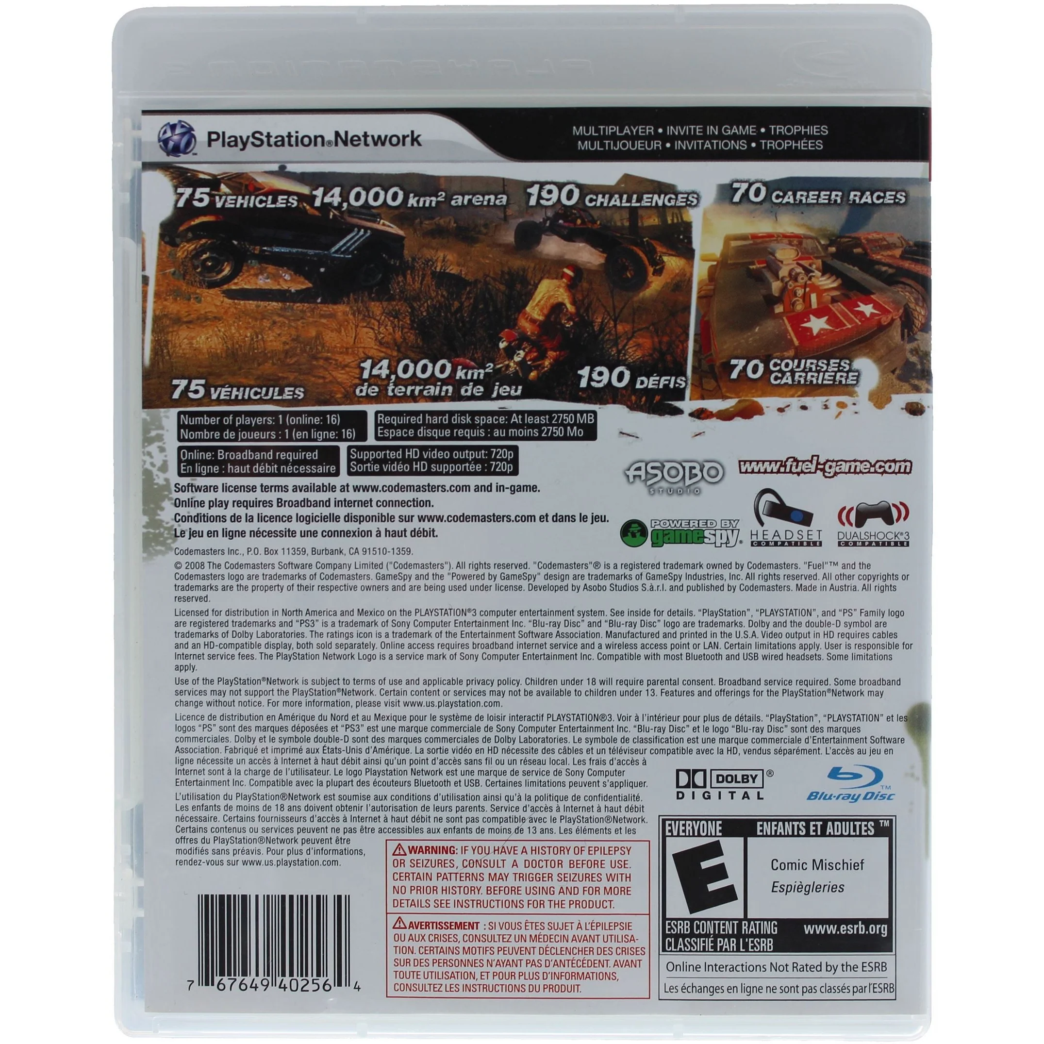FUEL (PS3) - Image 3