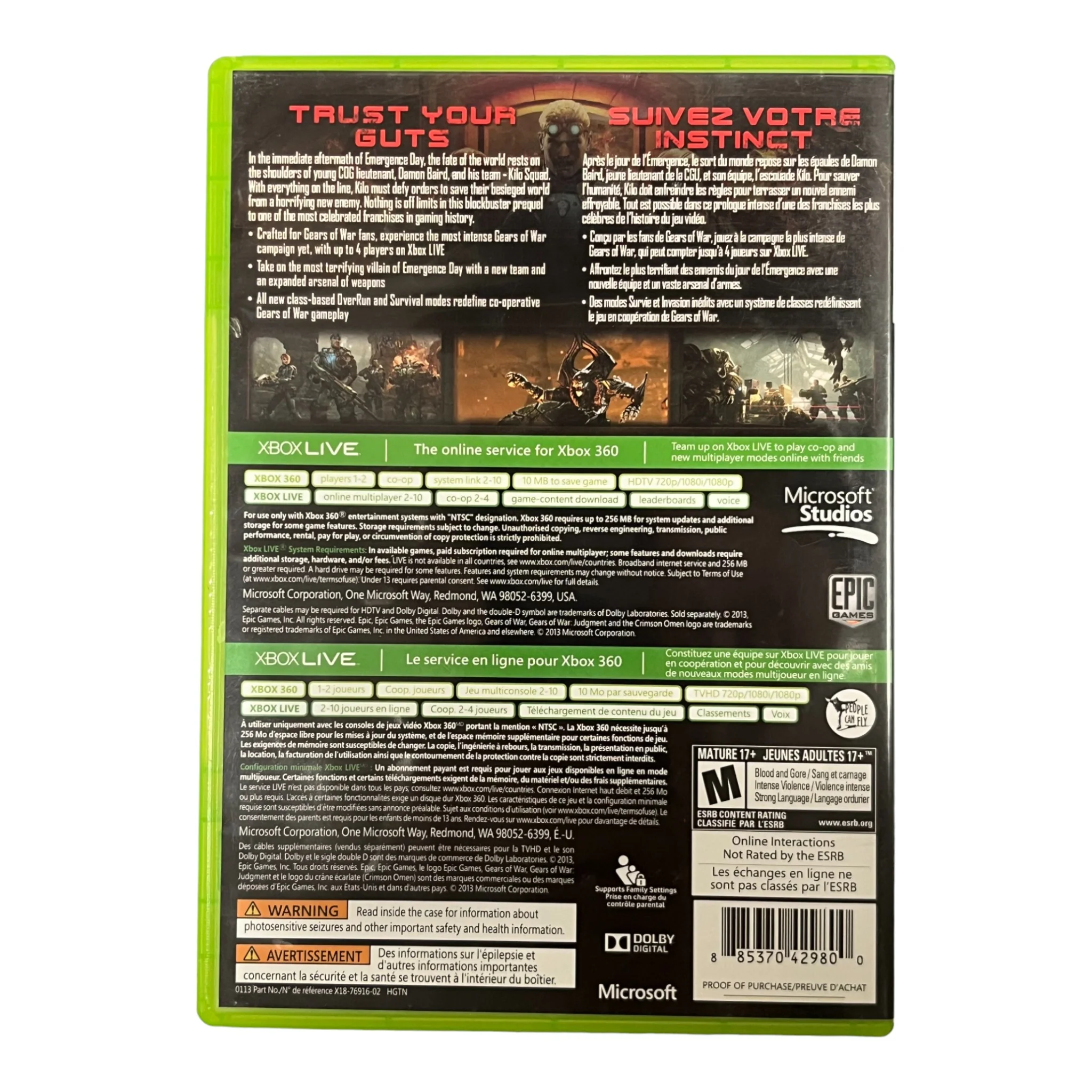 Gears Of War Judgment (Xbox 360) - Image 2
