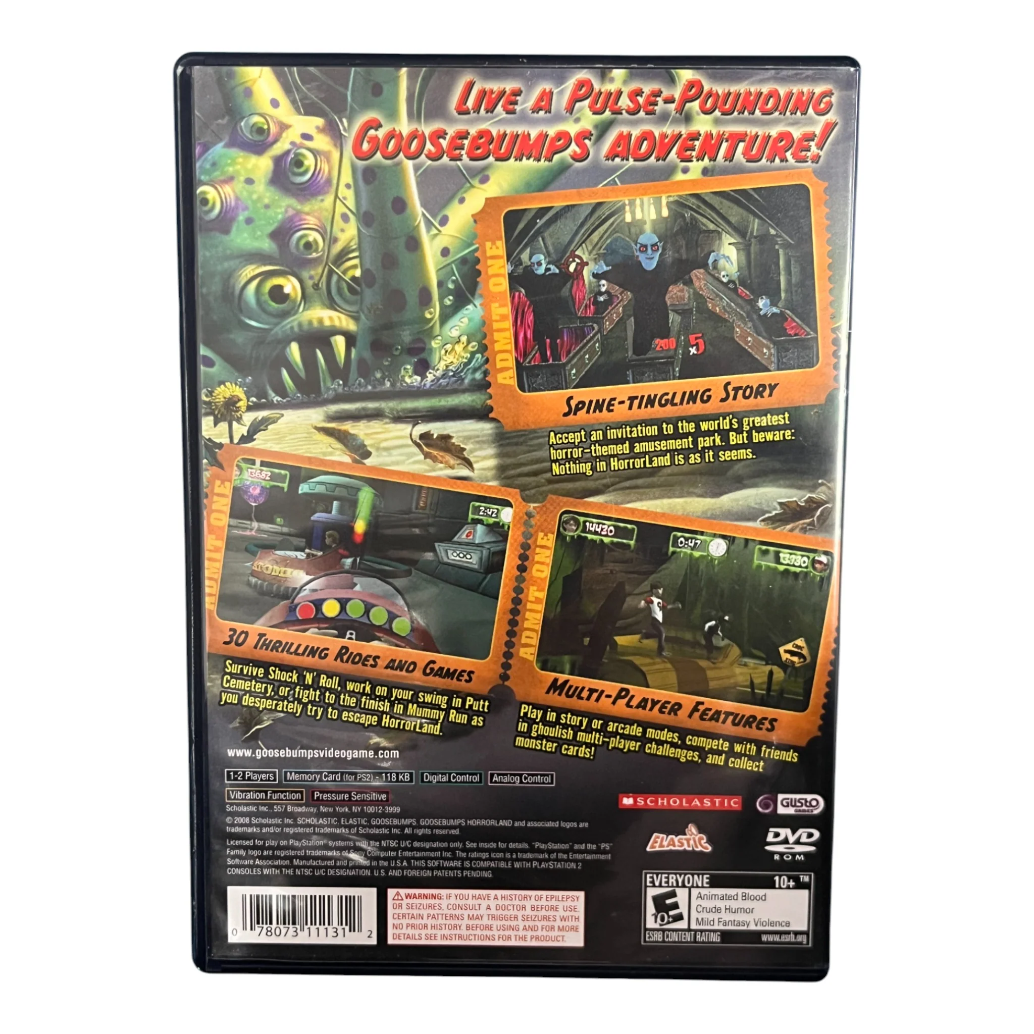Goosebumps HorrorLand (PS2) - Image 2