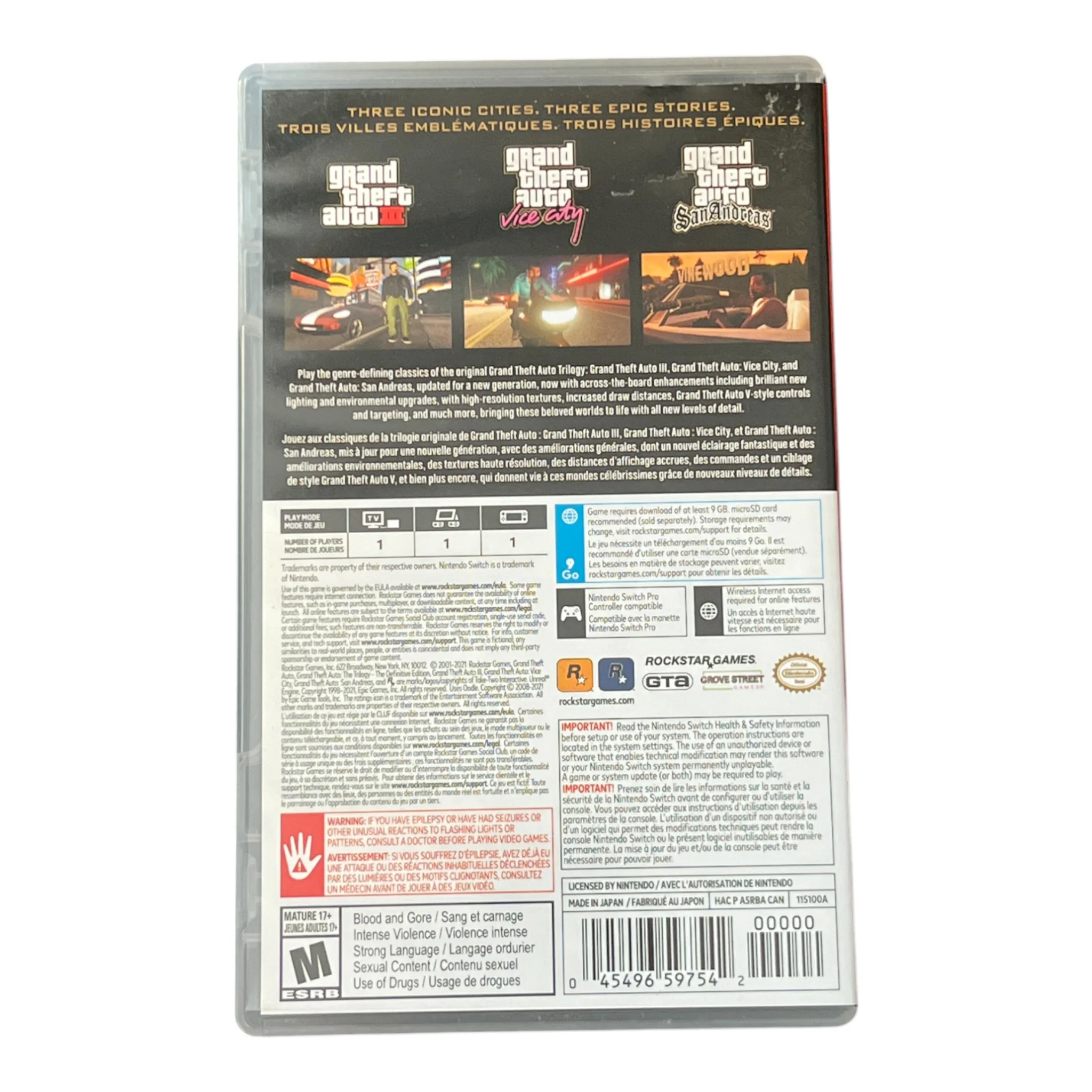 Grand Theft Auto: The Trilogy [Definitive Edition] (Switch) - Image 2