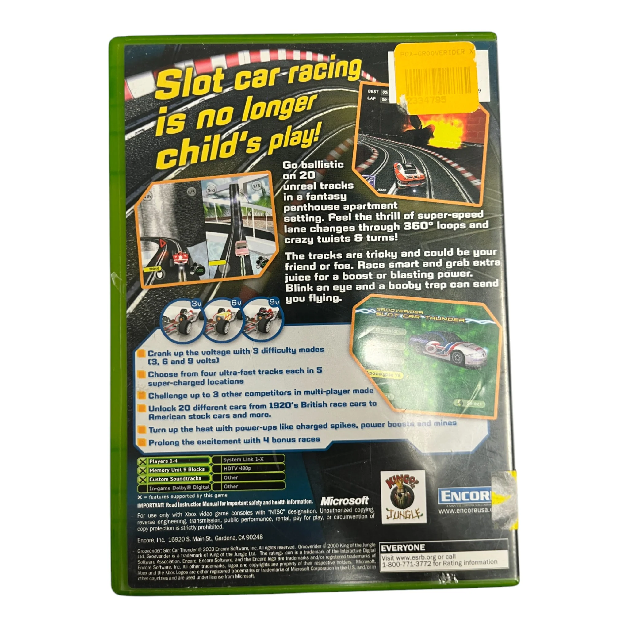 Grooverider Slot Car Thunder (Xbox) - Image 2