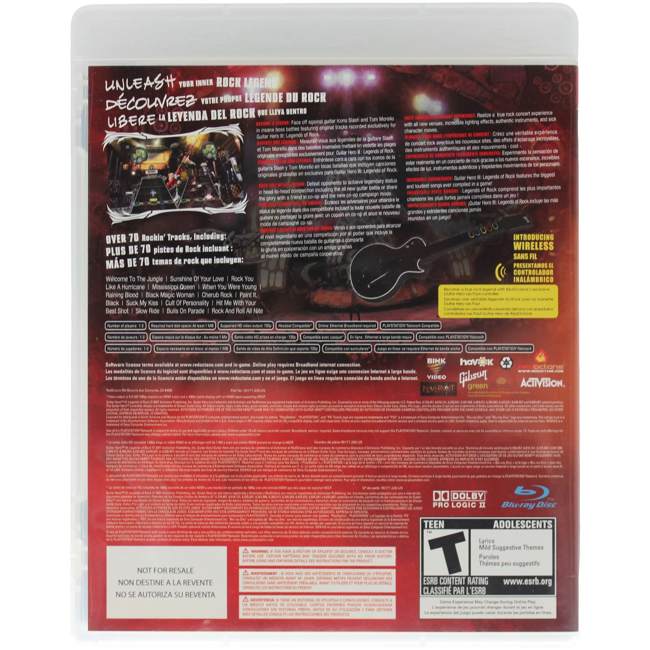 Guitar Hero III: Legends Of Rock [Not For Resale] (PS3) - Image 3