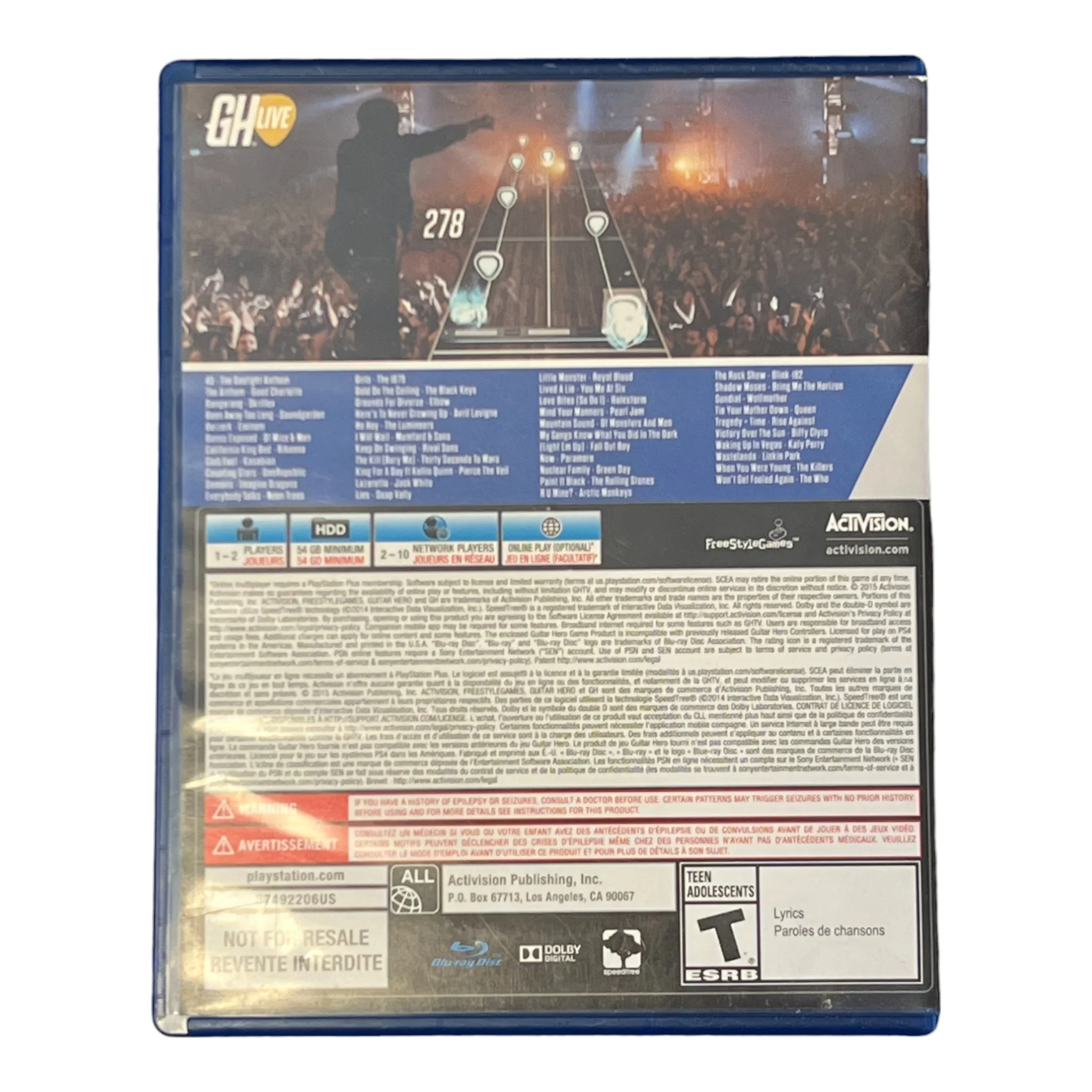 Guitar Hero Live [Not For Resale] (PS4) - Image 2