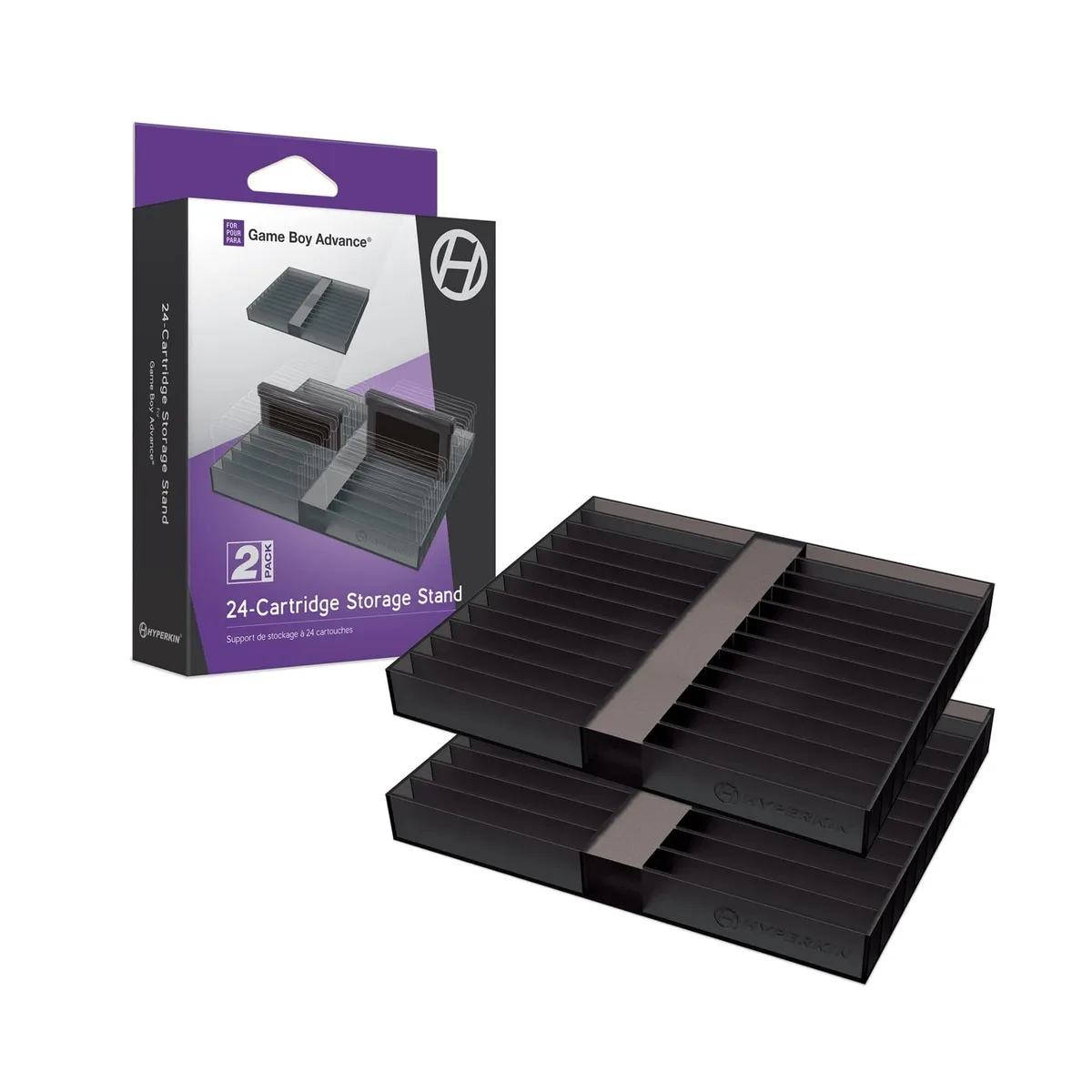 Hyperkin 24-Cartridge Storage Stand for Game Boy Advance 2 Pack