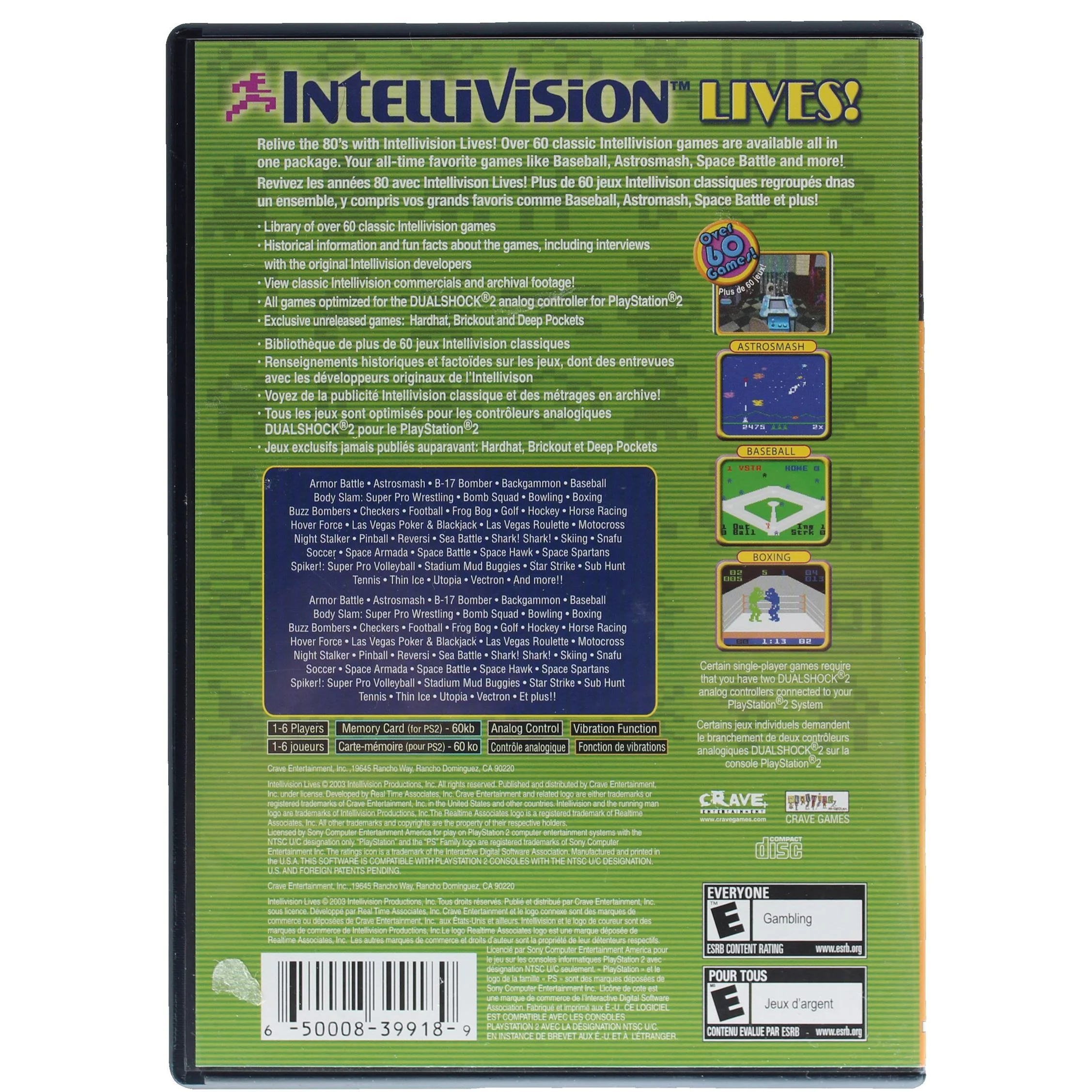 Intellivision Lives! (PS2) - Image 2