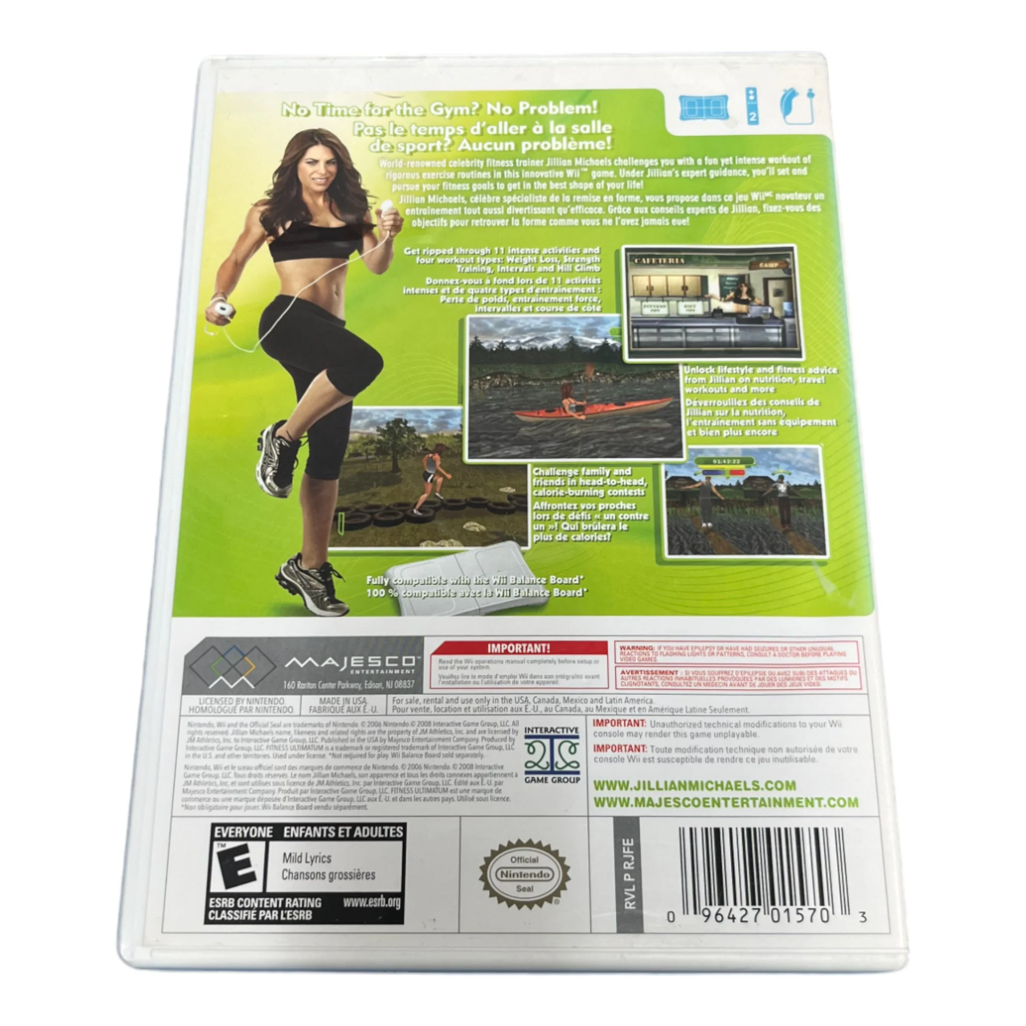 Jillian Michaels: Fitness Ultimatum 2009 (Wii) - Image 3