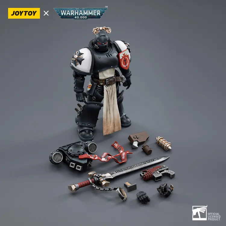 JOYTOY - Black Templars The Emperors Champion Rolantus (PRE-ORDER RELEASES JUNE) - Image 2