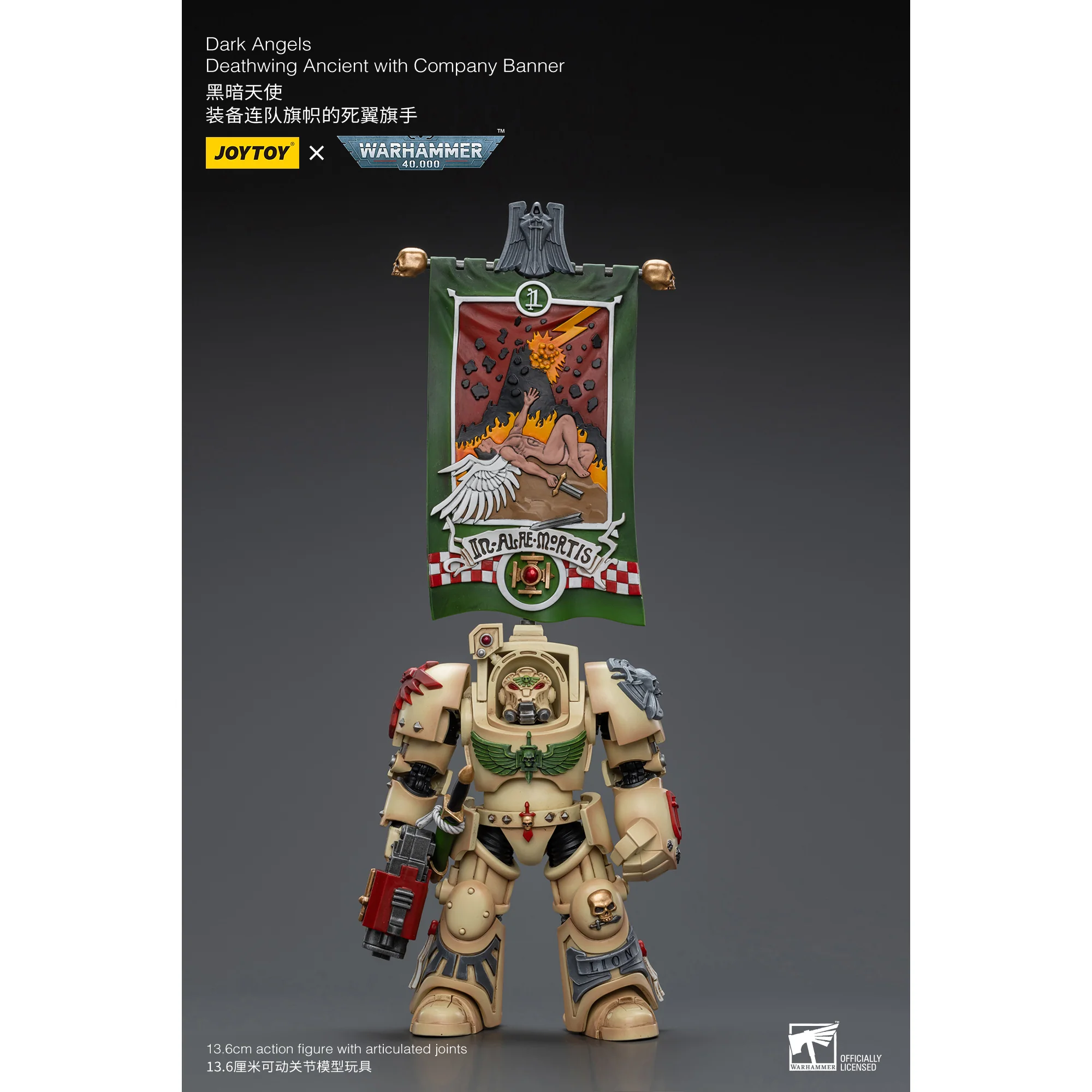 JOYTOY - Dark Angels Deathwing Ancient with Company Banner - Image 11
