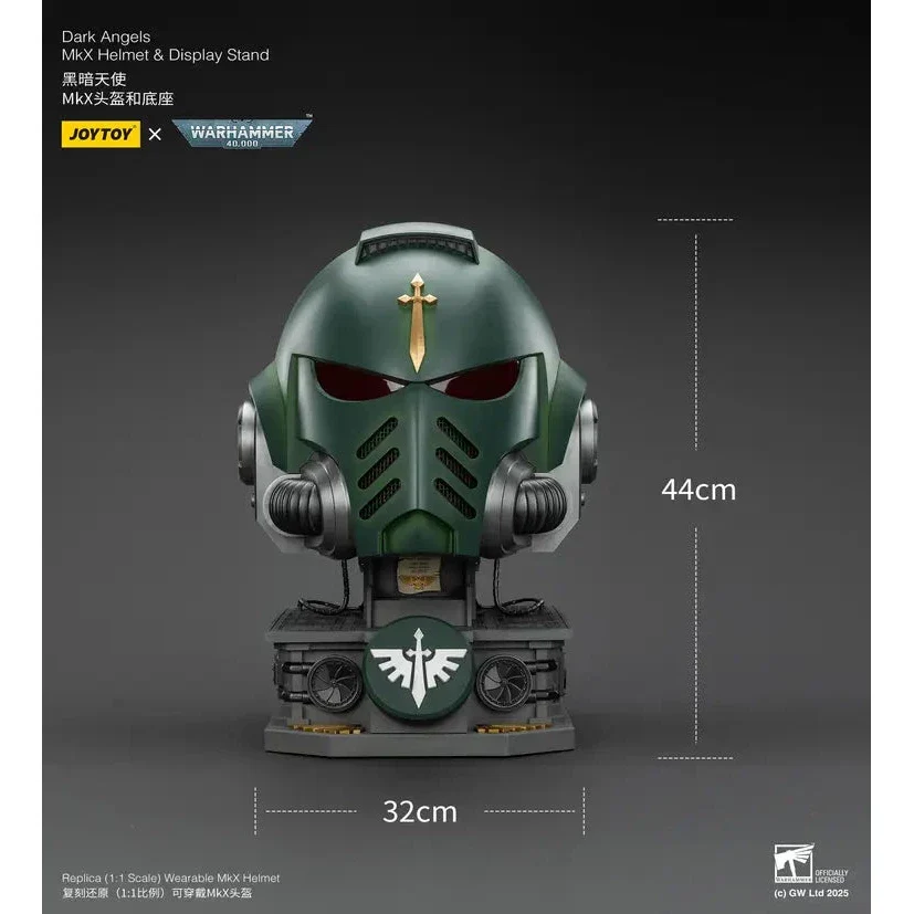 JOYTOY - Dark Angels MkX Helmet & Display Stand (PRE-ORDER RELEASES MAR) - Image 11