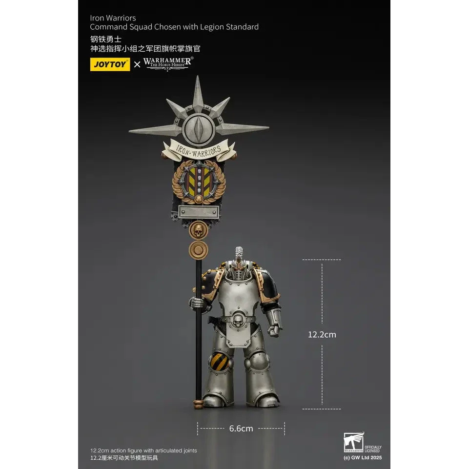 JOYTOY - Iron Warriors Command Squad Chosen with Legion Standard - Image 3
