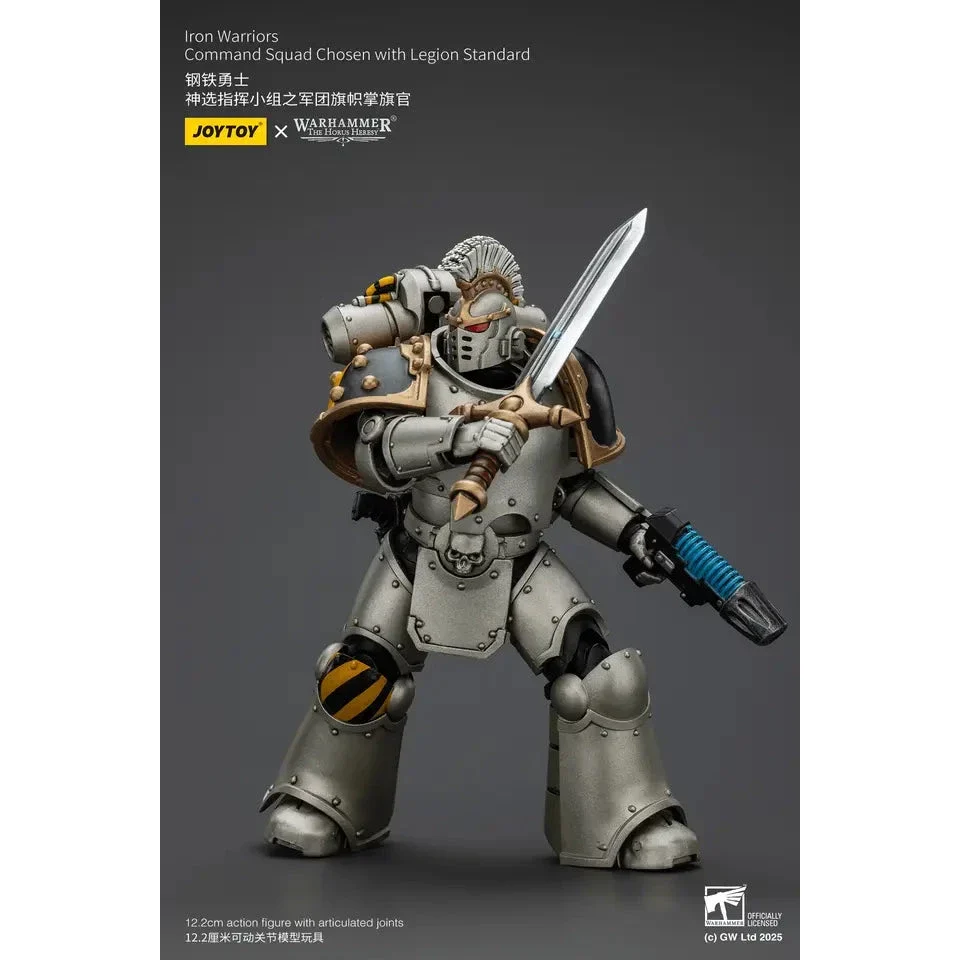 JOYTOY - Iron Warriors Command Squad Chosen with Legion Standard - Image 4