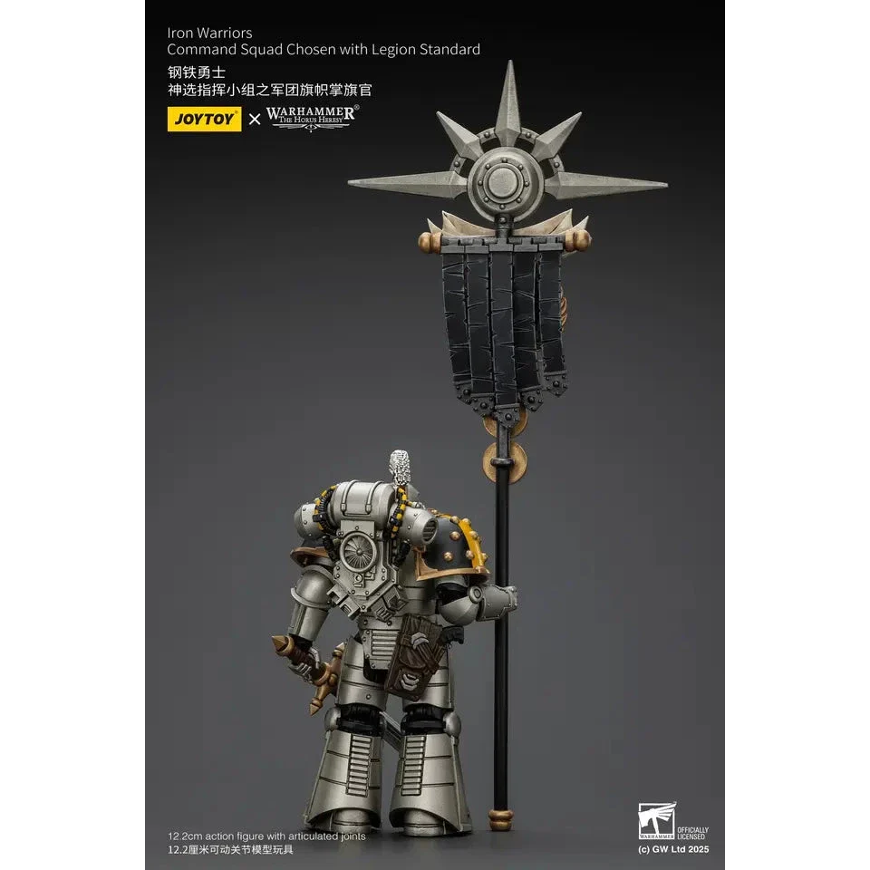 JOYTOY - Iron Warriors Command Squad Chosen with Legion Standard - Image 6
