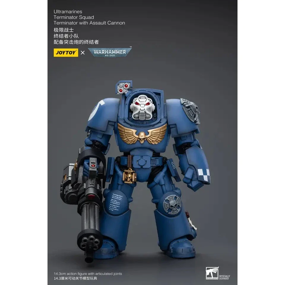 JOYTOY - Ultramarines Terminator Squad Terminator with Assault Cannon - Image 3