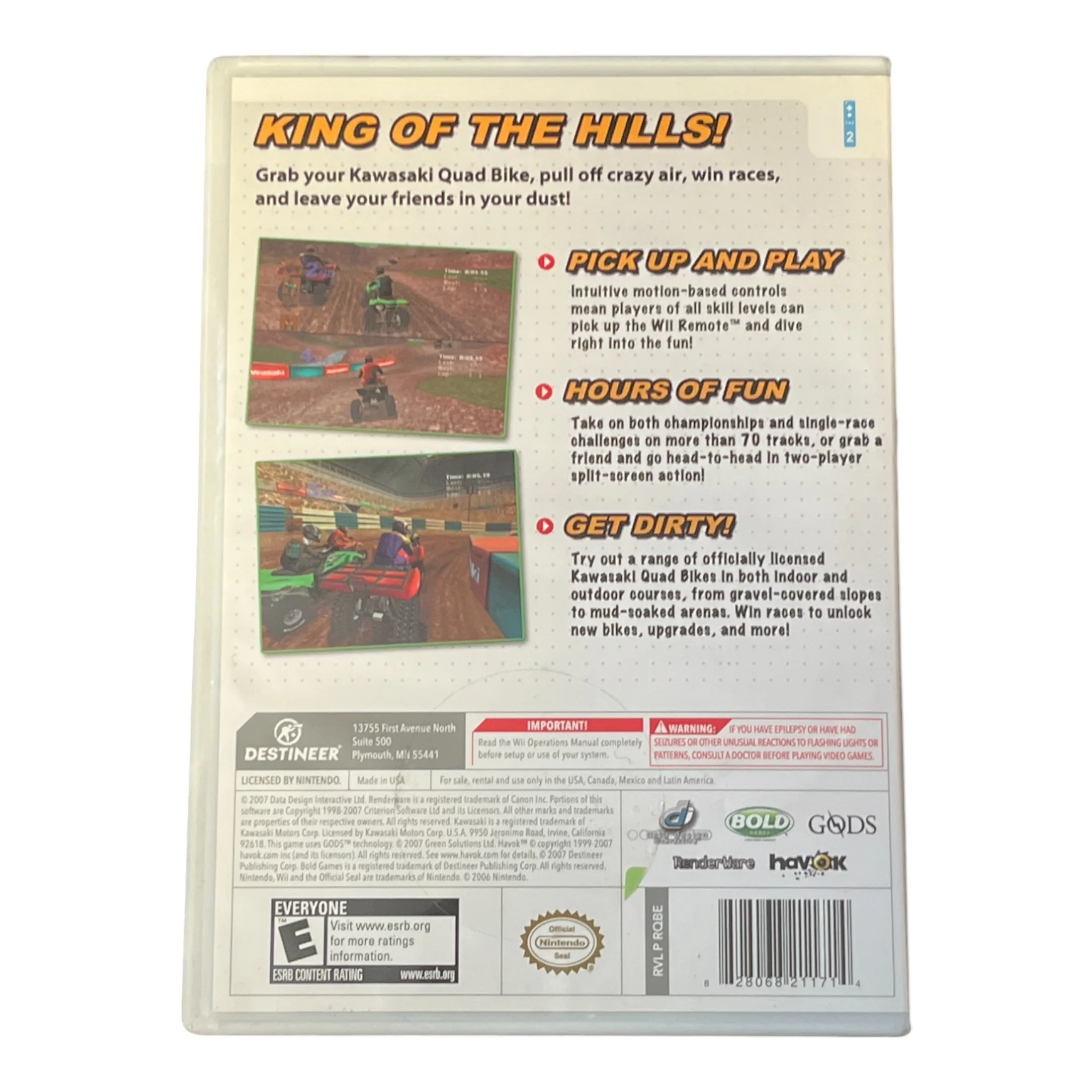 Kawasaki Quad Bikes (Wii) - Image 2