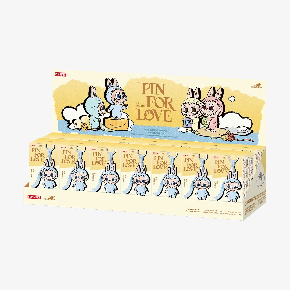 Labubu THE MONSTERS Pin for love - Blind Box (A-M)