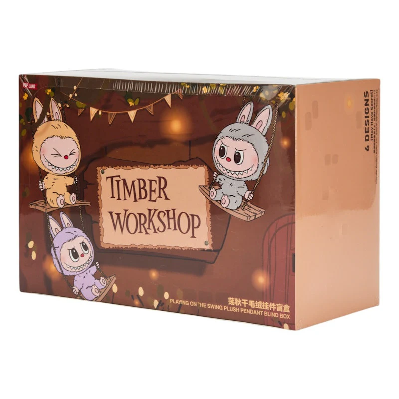 Labubu The Monsters Timber Workshop Playing on the Swing Plush Blind Box - Image 3