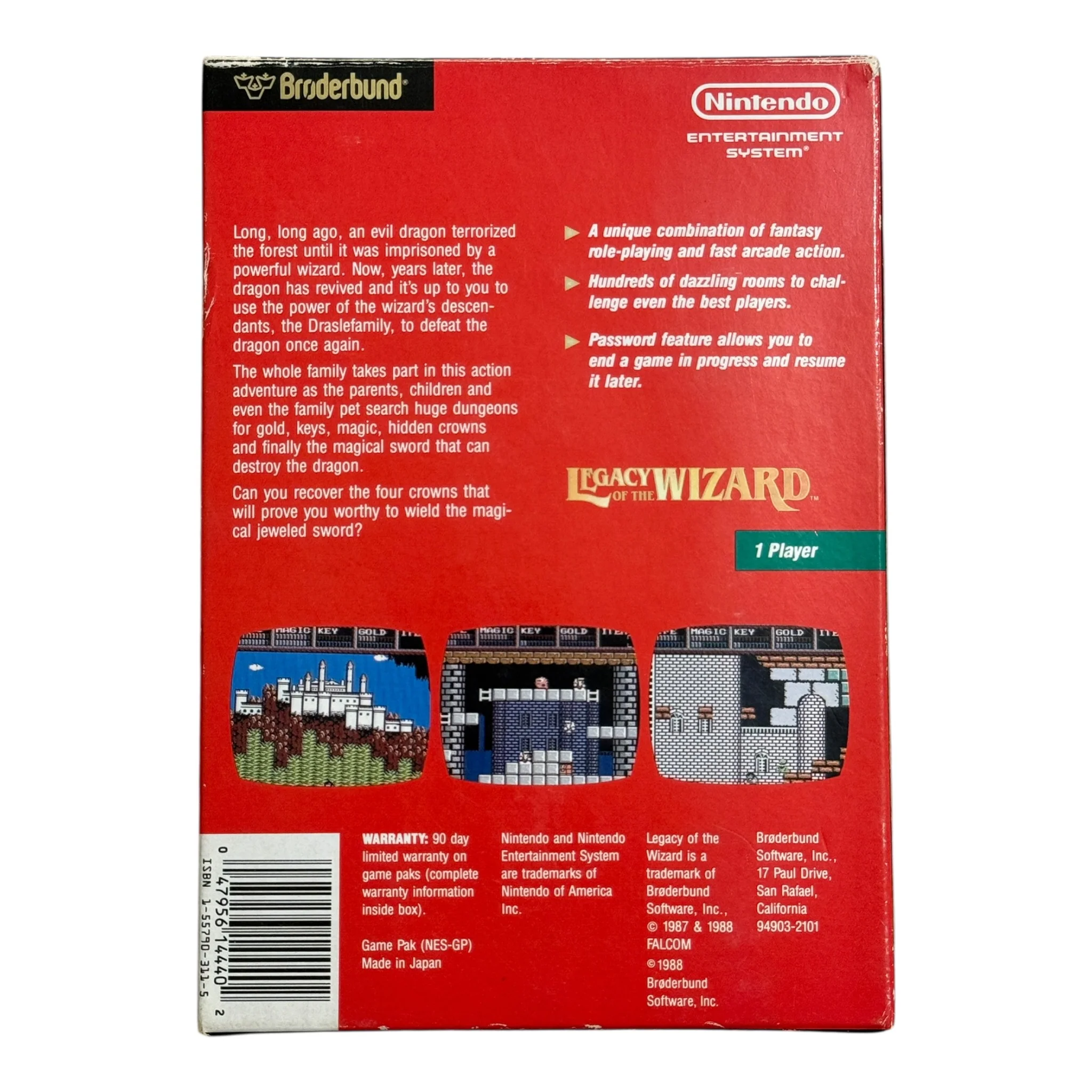 Legacy Of The Wizard (NES) - Image 2