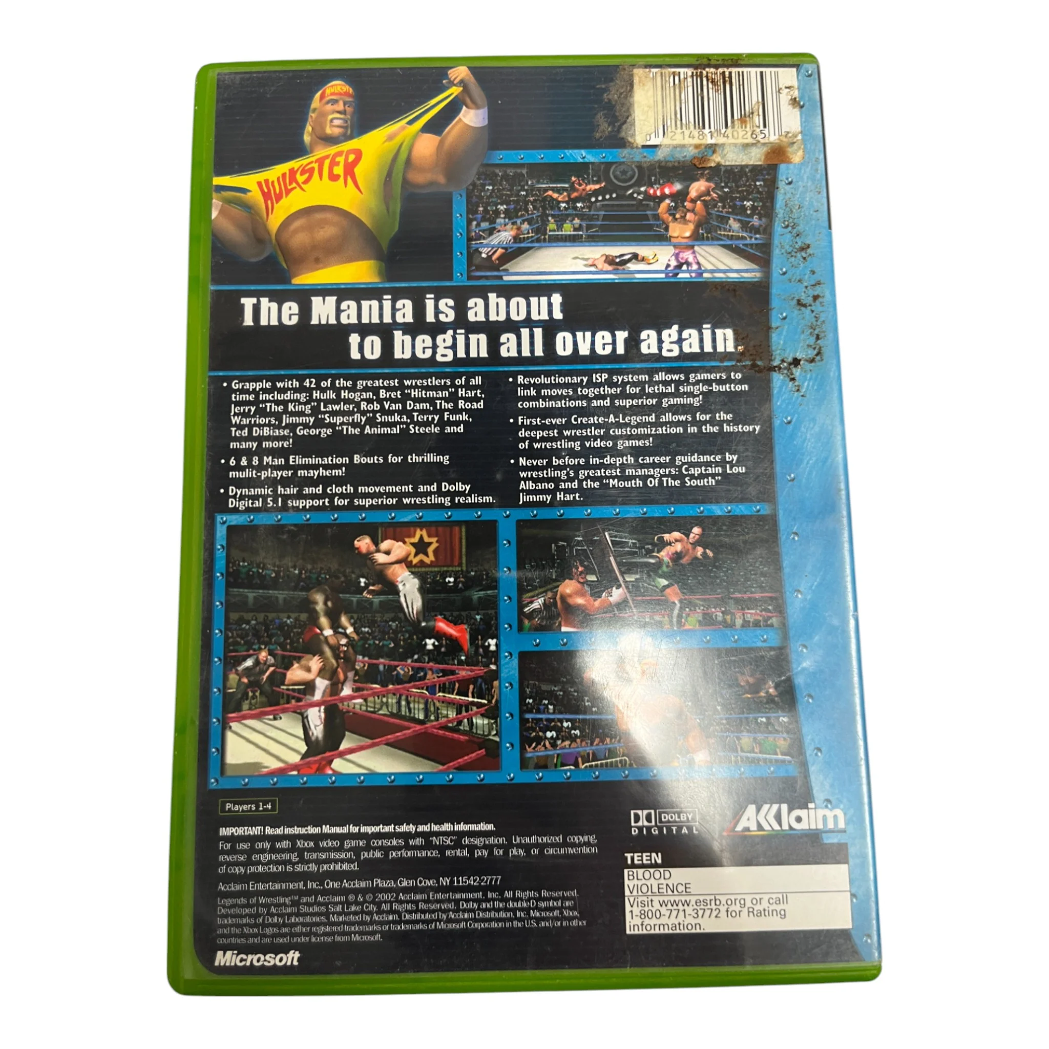 Legends of Wrestling (Xbox) - Image 3