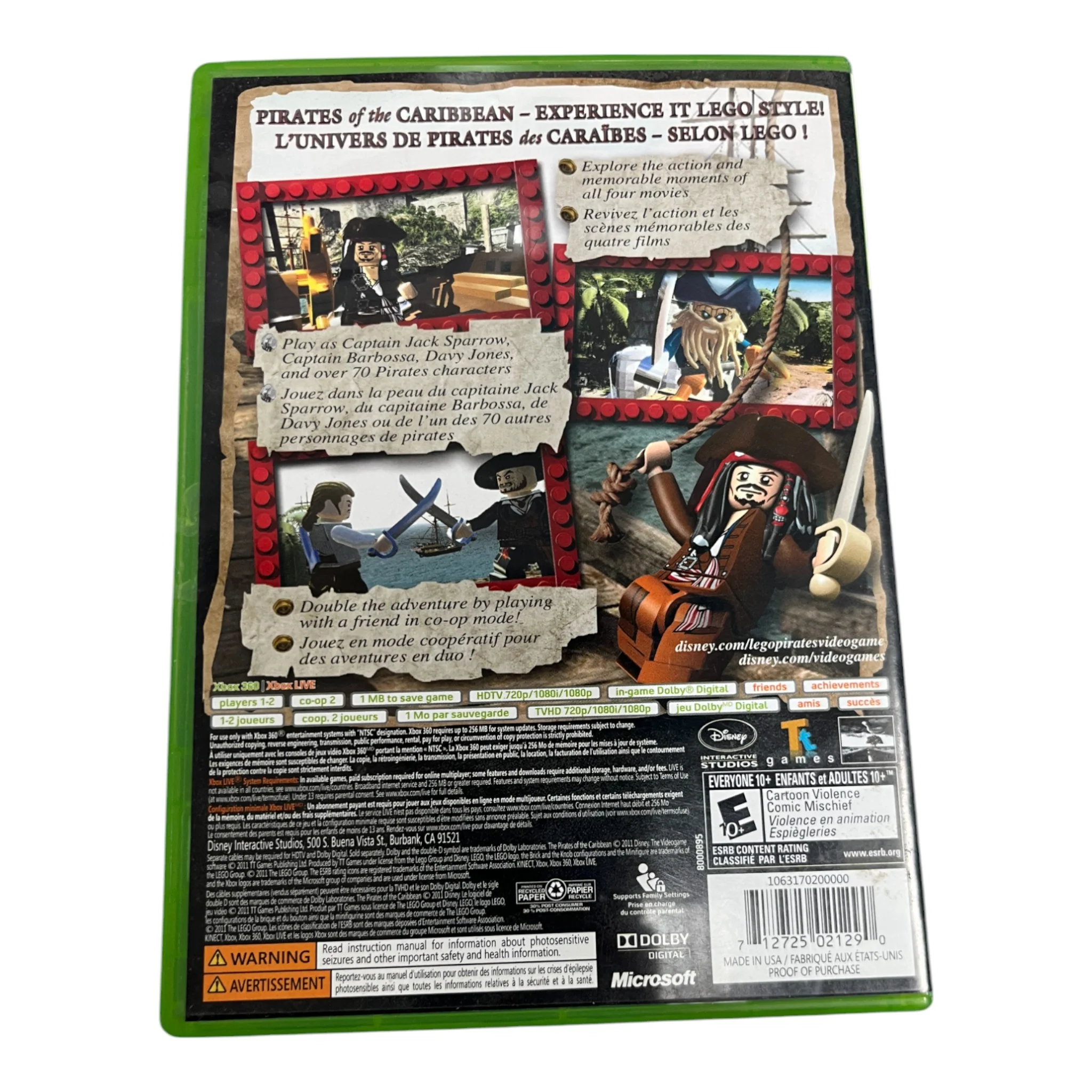 LEGO Pirates of the Caribbean: The Video Game (Xbox 360) - Image 2