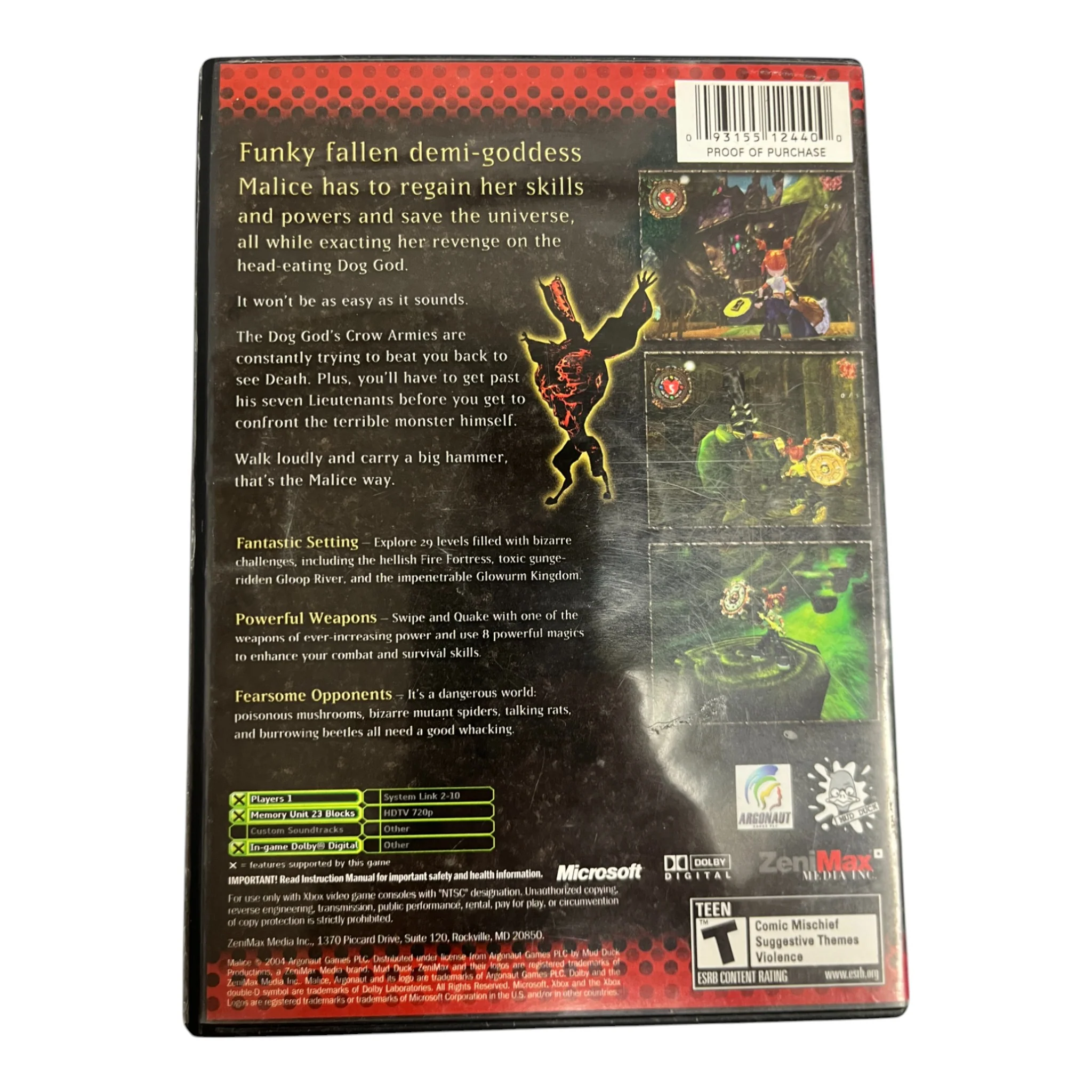 Malice (Xbox) - Image 2
