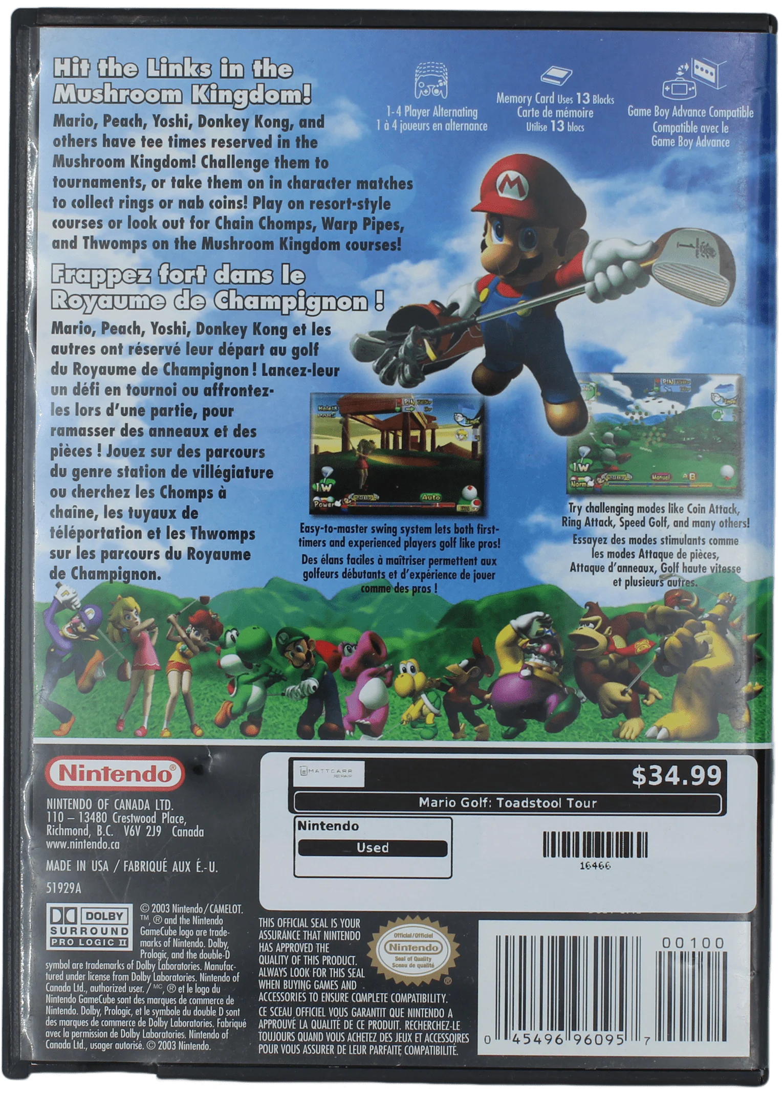Mario Golf Toadstool Tour - Image 2